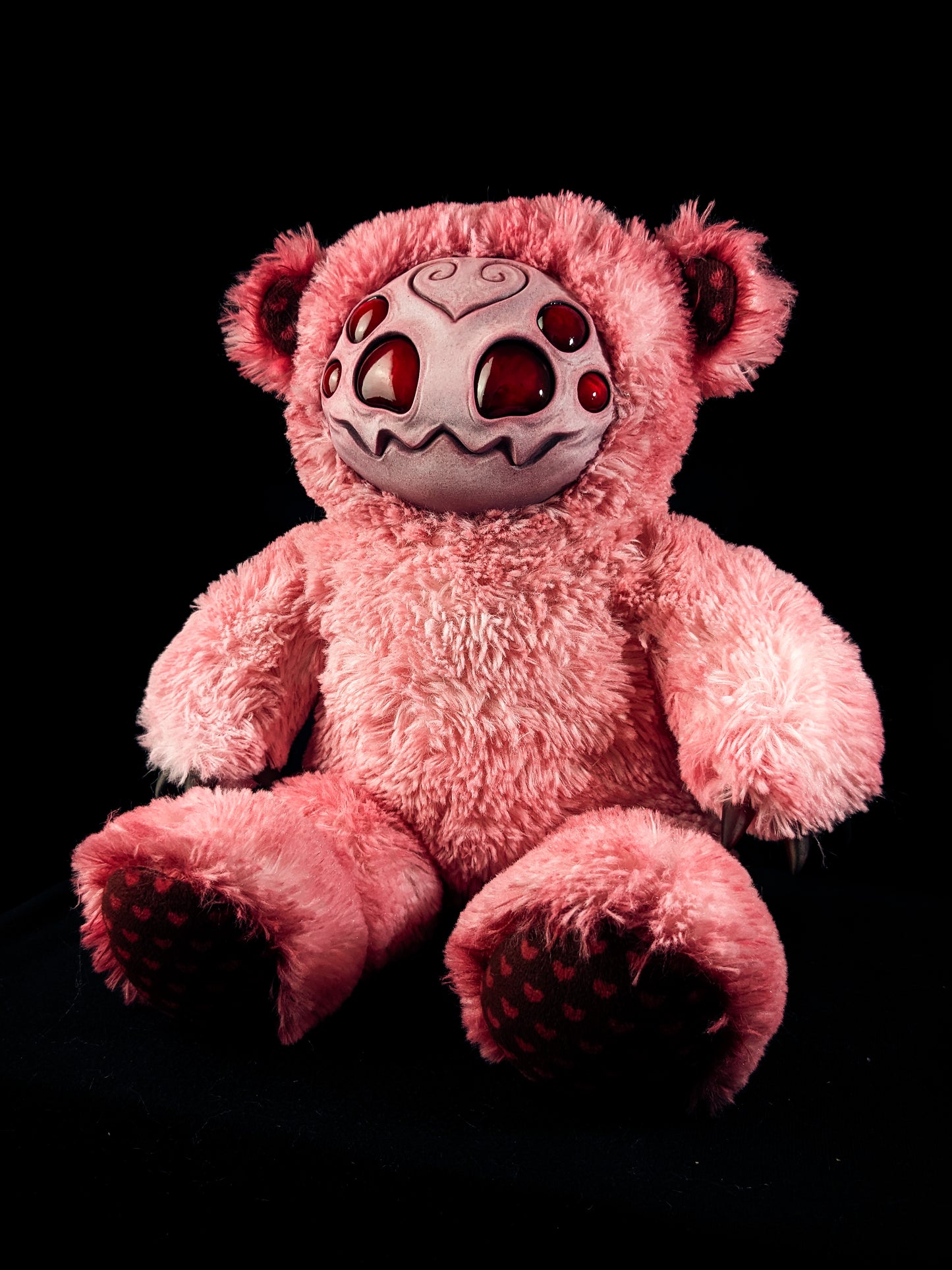 Sanguine Spinner: ARAKOBE - CRYPTCRITZ Handmade Plush Toy Art Doll for Art Enthusiasts