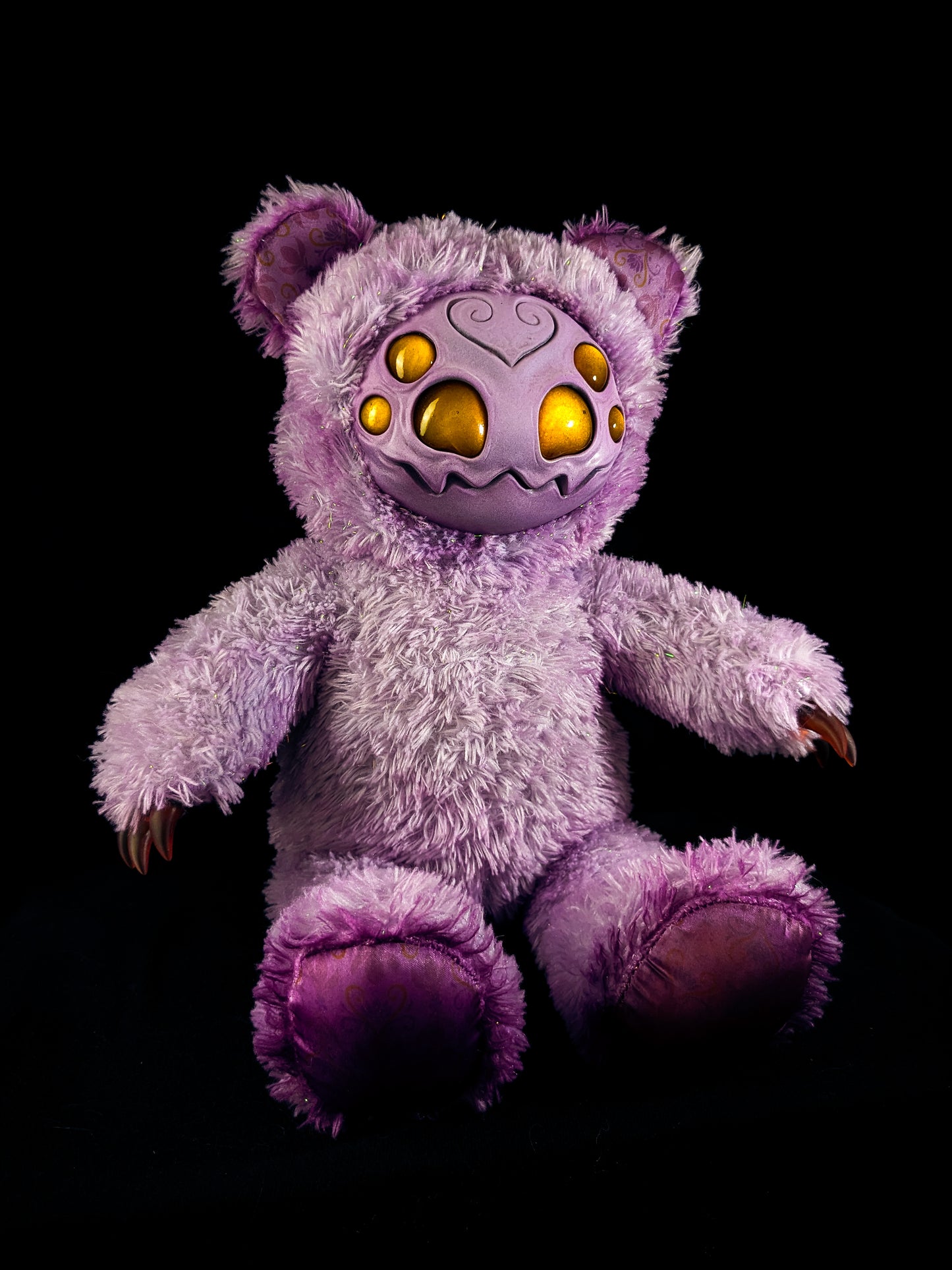 Purple Pincer: ARAKOBE - CRYPTCRITZ Handmade Plush Toy Art Doll for Art Enthusiasts