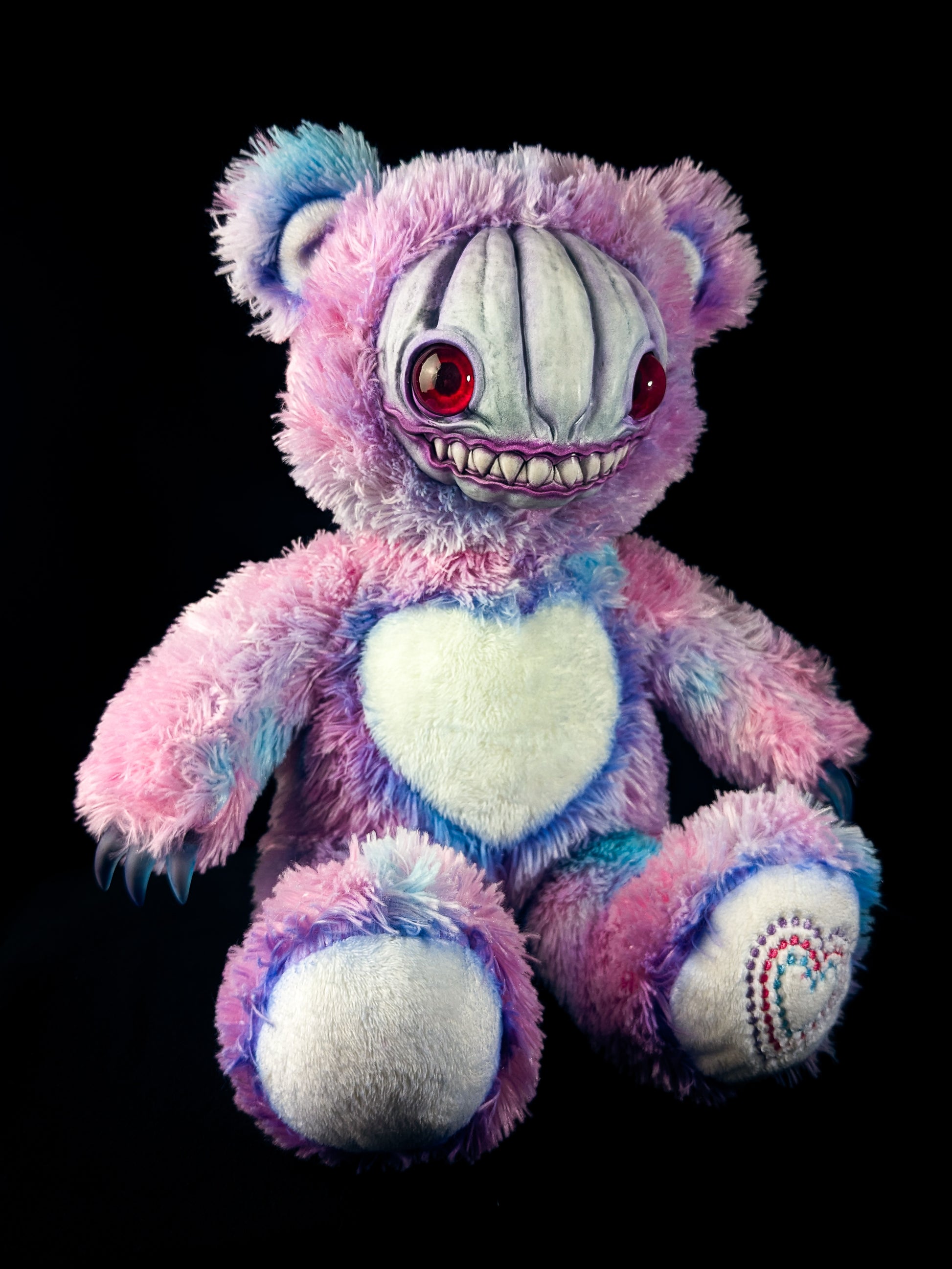 Cosmic Rot: HAUNTVESTER - CRYPTCRITZ Handcrafted Creepy Cute Halloween Pumpkin Art Doll Plush Toy for Spooky Souls