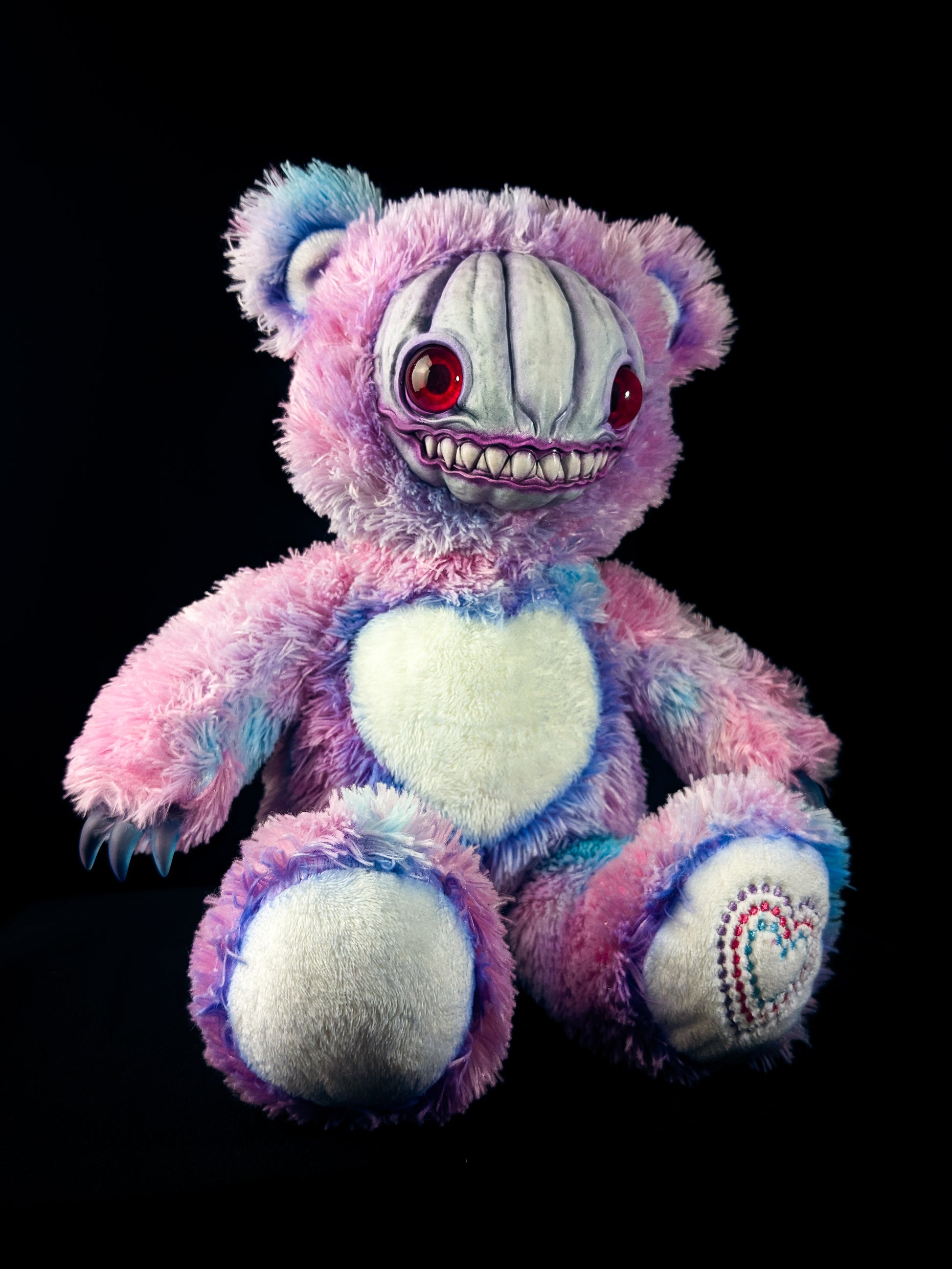 Cosmic Rot: HAUNTVESTER - CRYPTCRITZ Handcrafted Creepy Cute Halloween Pumpkin Art Doll Plush Toy for Spooky Souls