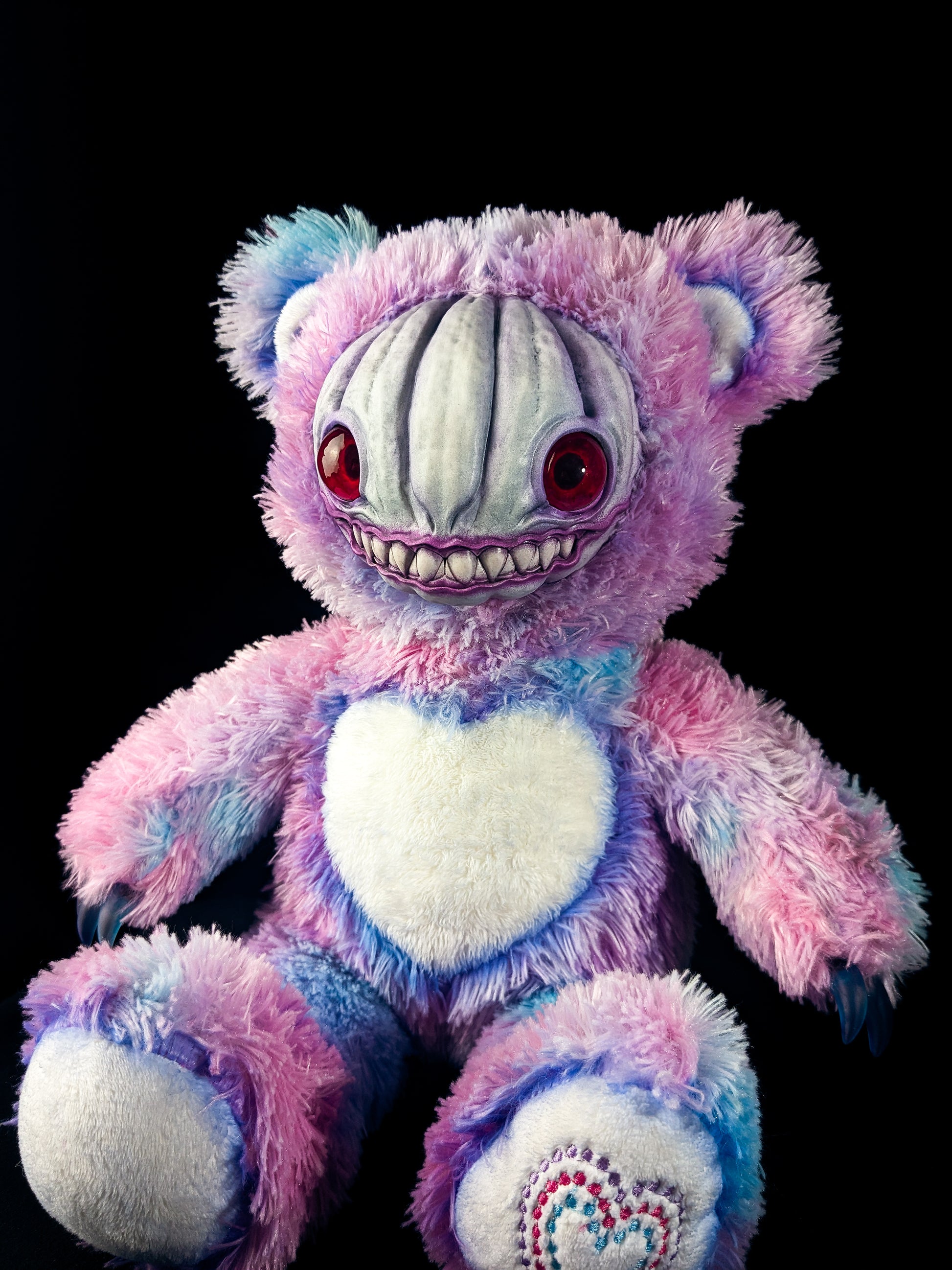 Cosmic Rot: HAUNTVESTER - CRYPTCRITZ Handcrafted Creepy Cute Halloween Pumpkin Art Doll Plush Toy for Spooky Souls