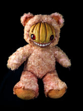 Load image into Gallery viewer, Pumpkin Spite: HAUNTVESTER - CRYPTCRITZ Handcrafted Creepy Cute Halloween Pumpkin Art Doll Plush Toy for Spooky Souls
