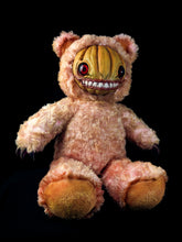Load image into Gallery viewer, Pumpkin Spite: HAUNTVESTER - CRYPTCRITZ Handcrafted Creepy Cute Halloween Pumpkin Art Doll Plush Toy for Spooky Souls
