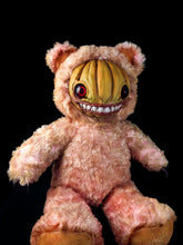Load image into Gallery viewer, Pumpkin Spite: HAUNTVESTER - CRYPTCRITZ Handcrafted Creepy Cute Halloween Pumpkin Art Doll Plush Toy for Spooky Souls
