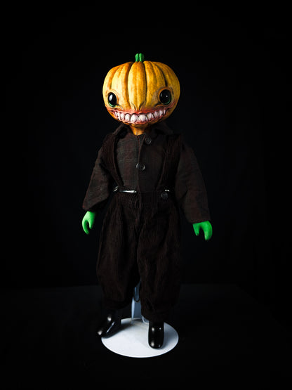 Depression Dolls: Servant of the Patch - Handmade Gothic Art Doll for Enigmatic Souls