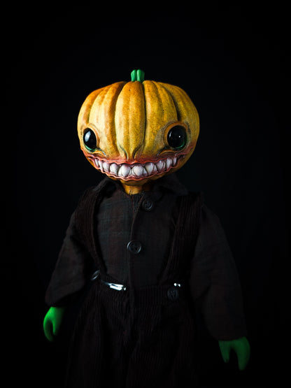 Depression Dolls: Servant of the Patch - Handmade Gothic Art Doll for Enigmatic Souls