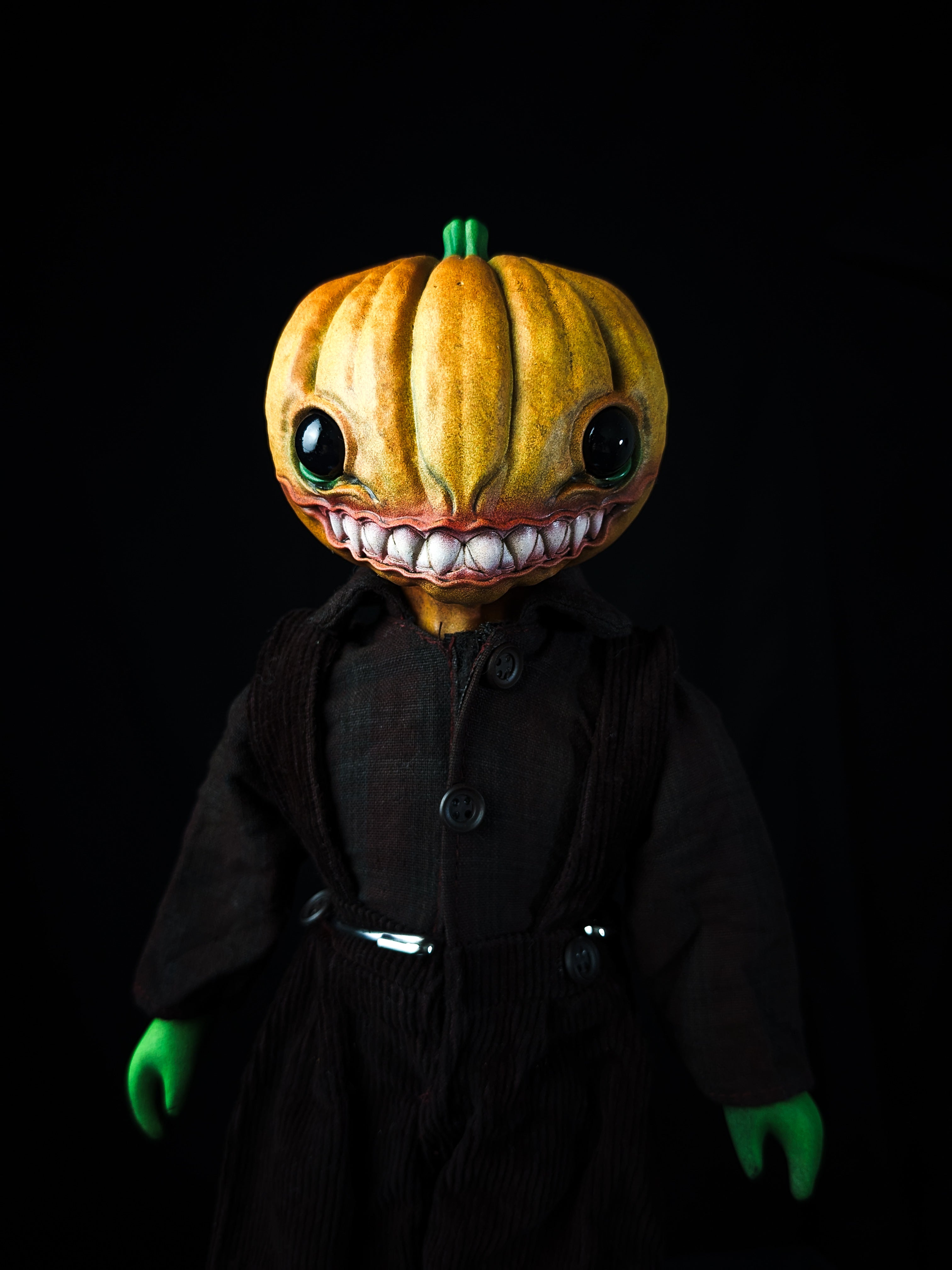Depression Dolls: Servant of the Patch - Handmade Gothic Art Doll for Enigmatic Souls