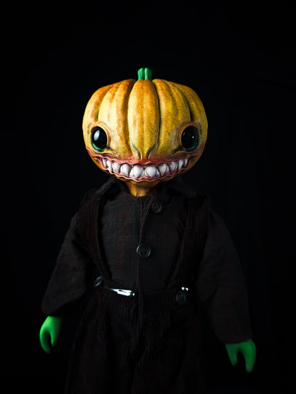 Depression Dolls: Servant of the Patch - Handmade Gothic Art Doll for Enigmatic Souls