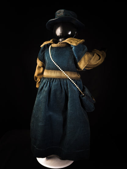 Depression Dolls: The Doctor II - Handmade Plague Doctor Gothic Art Doll for Enigmatic Souls
