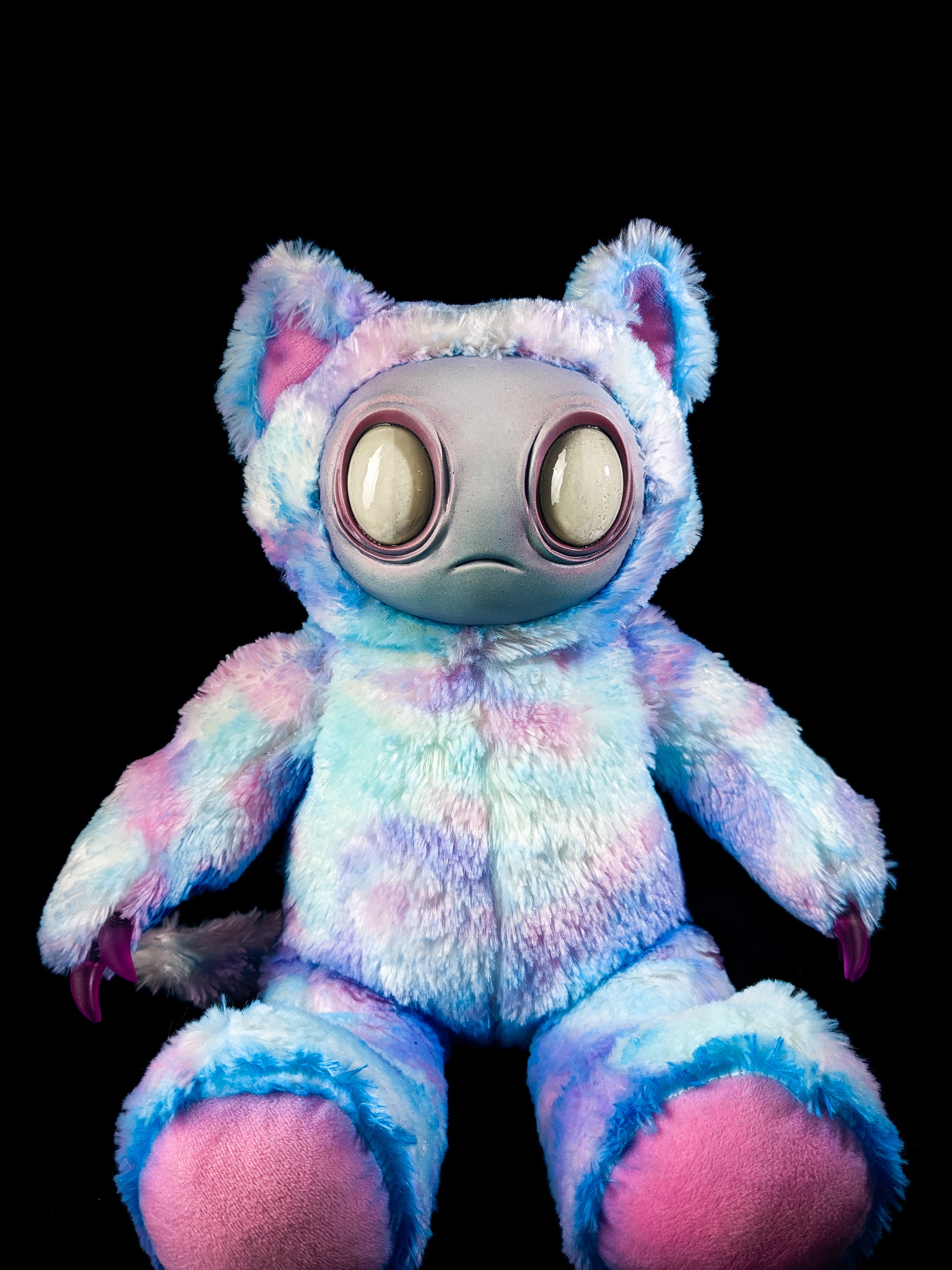 Candy Cat: MEEPORO - CRYPTCRITS Handmade Mystical Woodland Spirit Art Doll Plush Toy for Enigmatic Wanderers