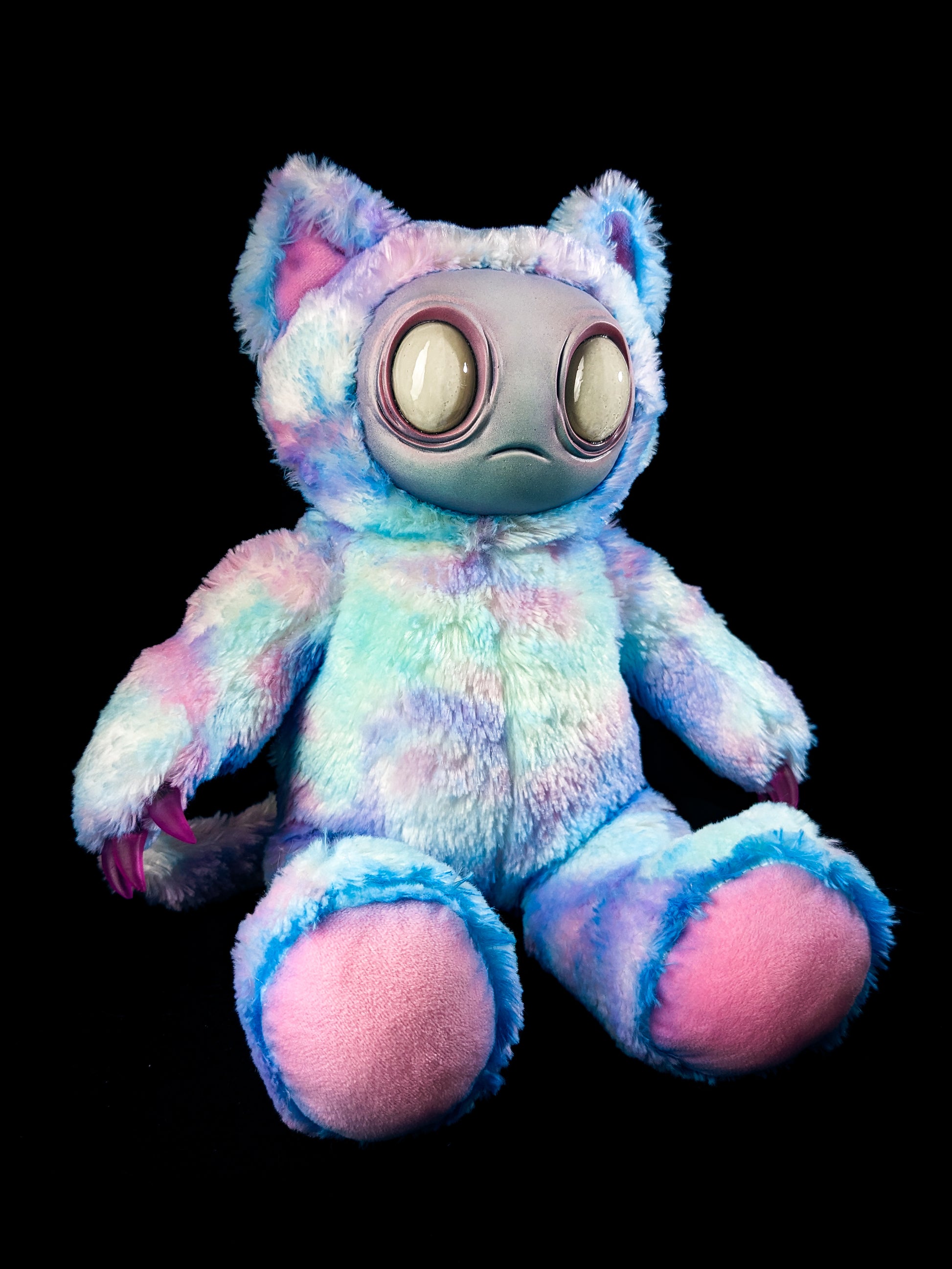 Candy Cat: MEEPORO - CRYPTCRITS Handmade Mystical Woodland Spirit Art Doll Plush Toy for Enigmatic Wanderers