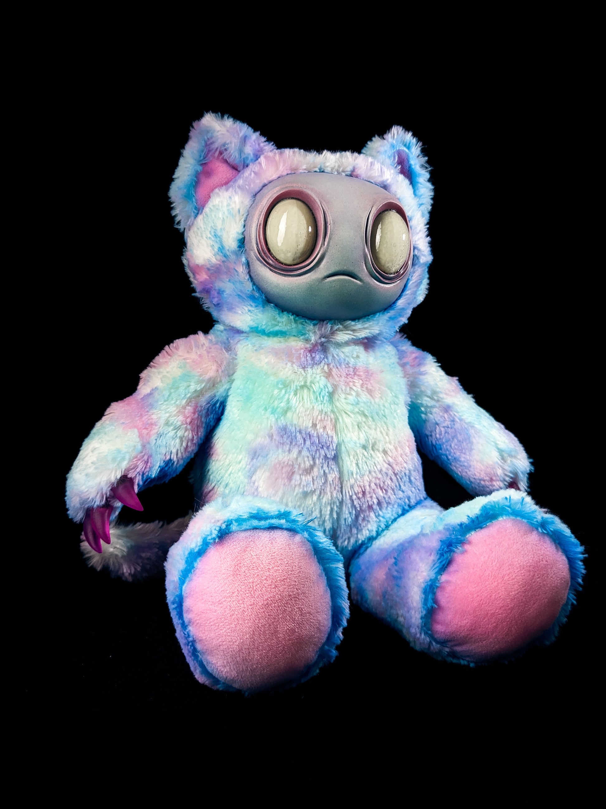 Candy Cat: MEEPORO - CRYPTCRITS Handmade Mystical Woodland Spirit Art Doll Plush Toy for Enigmatic Wanderers