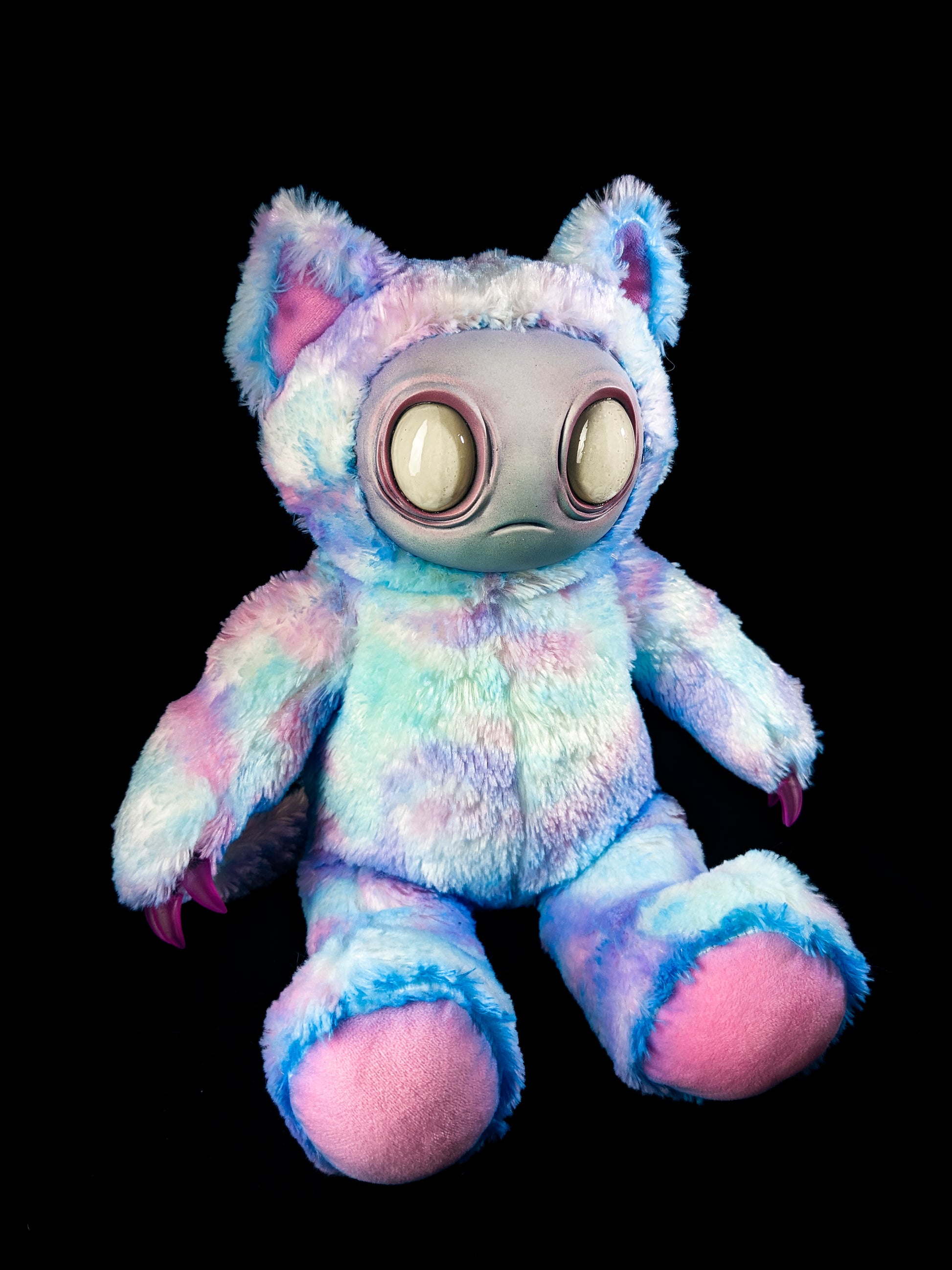 Candy Cat: MEEPORO - CRYPTCRITS Handmade Mystical Woodland Spirit Art Doll Plush Toy for Enigmatic Wanderers