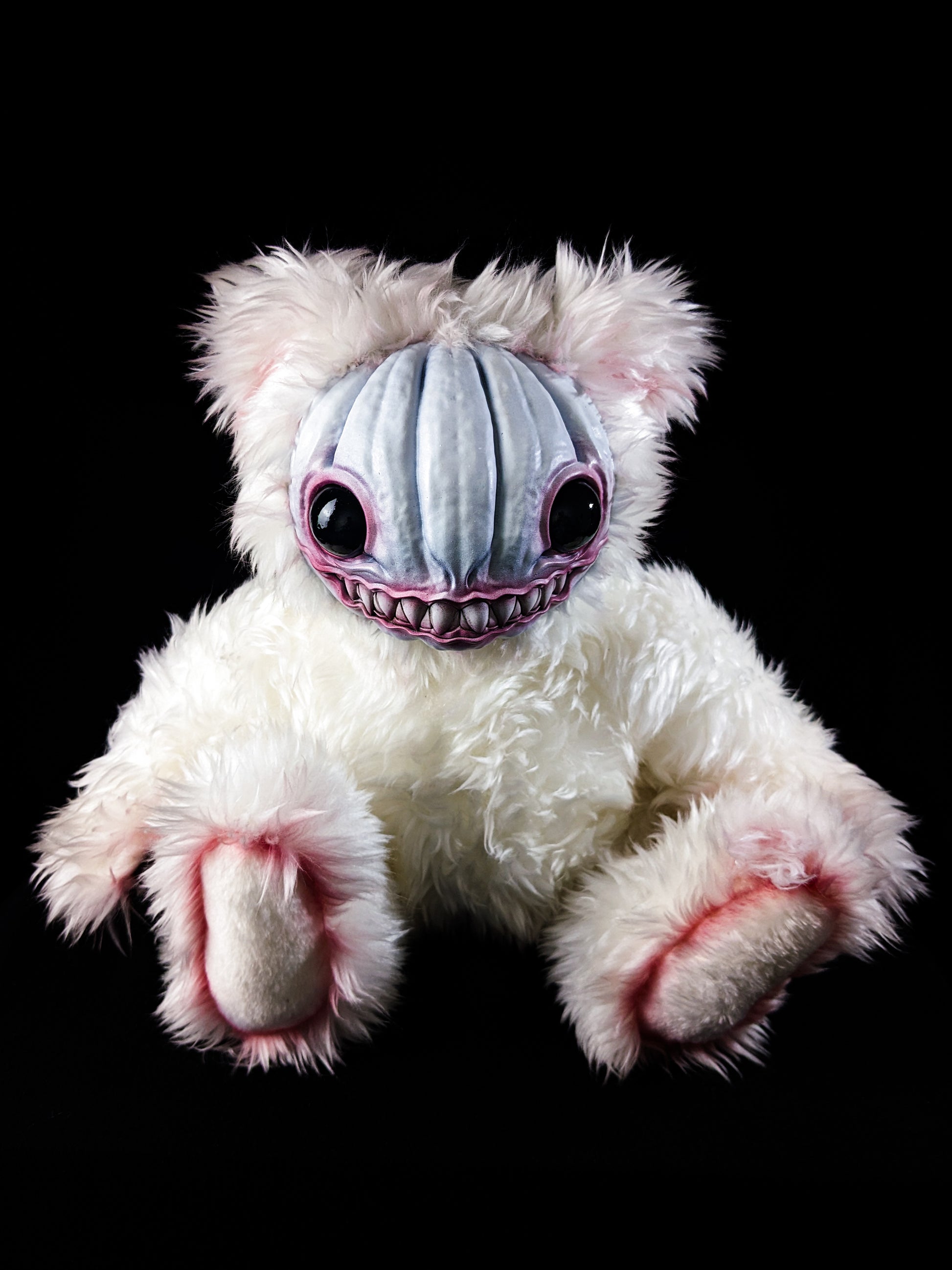 Drained Dweller: HAUNTVESTER - CRYPTCRITZ Handcrafted Creepy Cute Halloween Pumpkin Art Doll Plush Toy for Spooky Souls