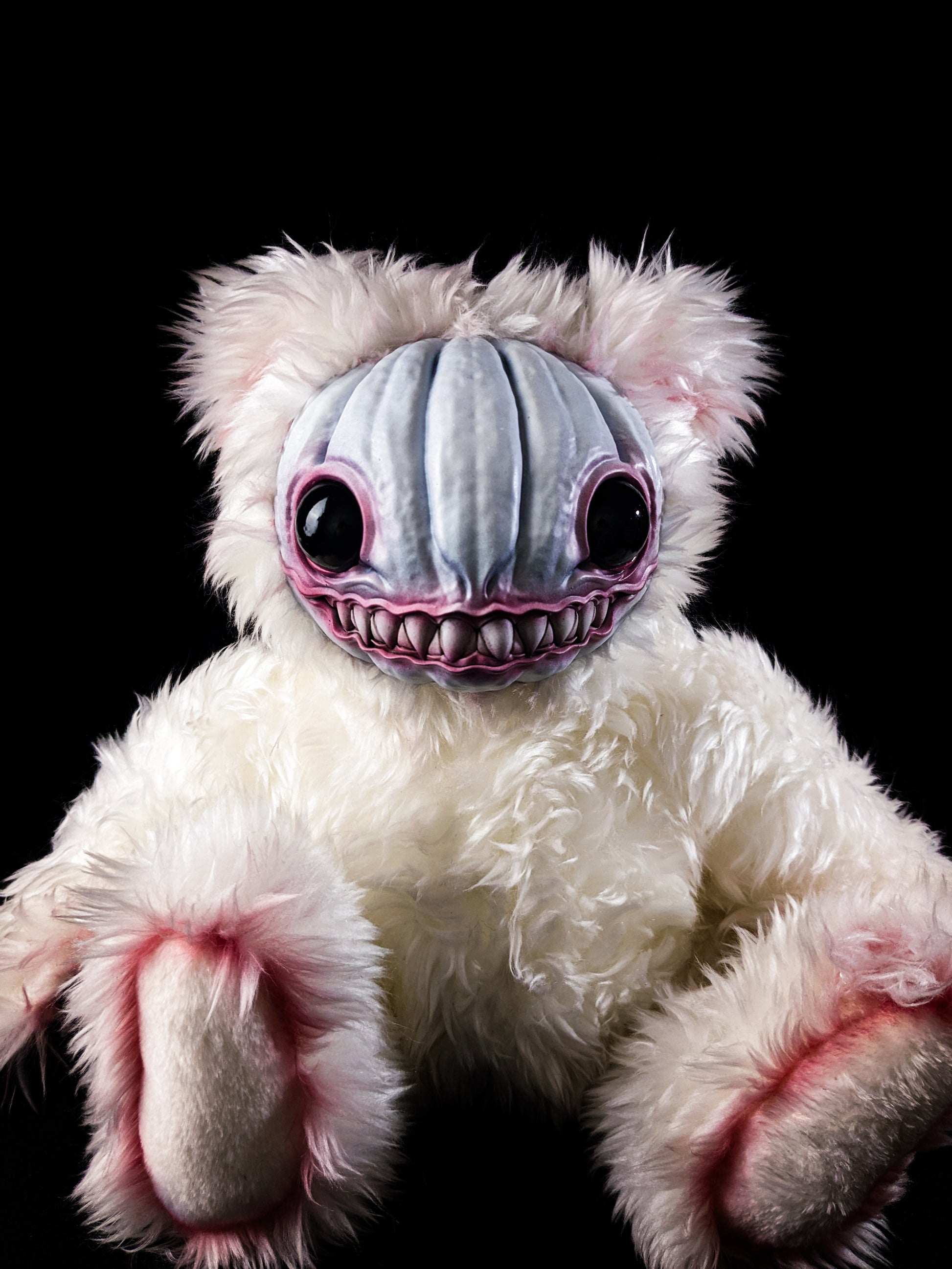 Drained Dweller: HAUNTVESTER - CRYPTCRITZ Handcrafted Creepy Cute Halloween Pumpkin Art Doll Plush Toy for Spooky Souls