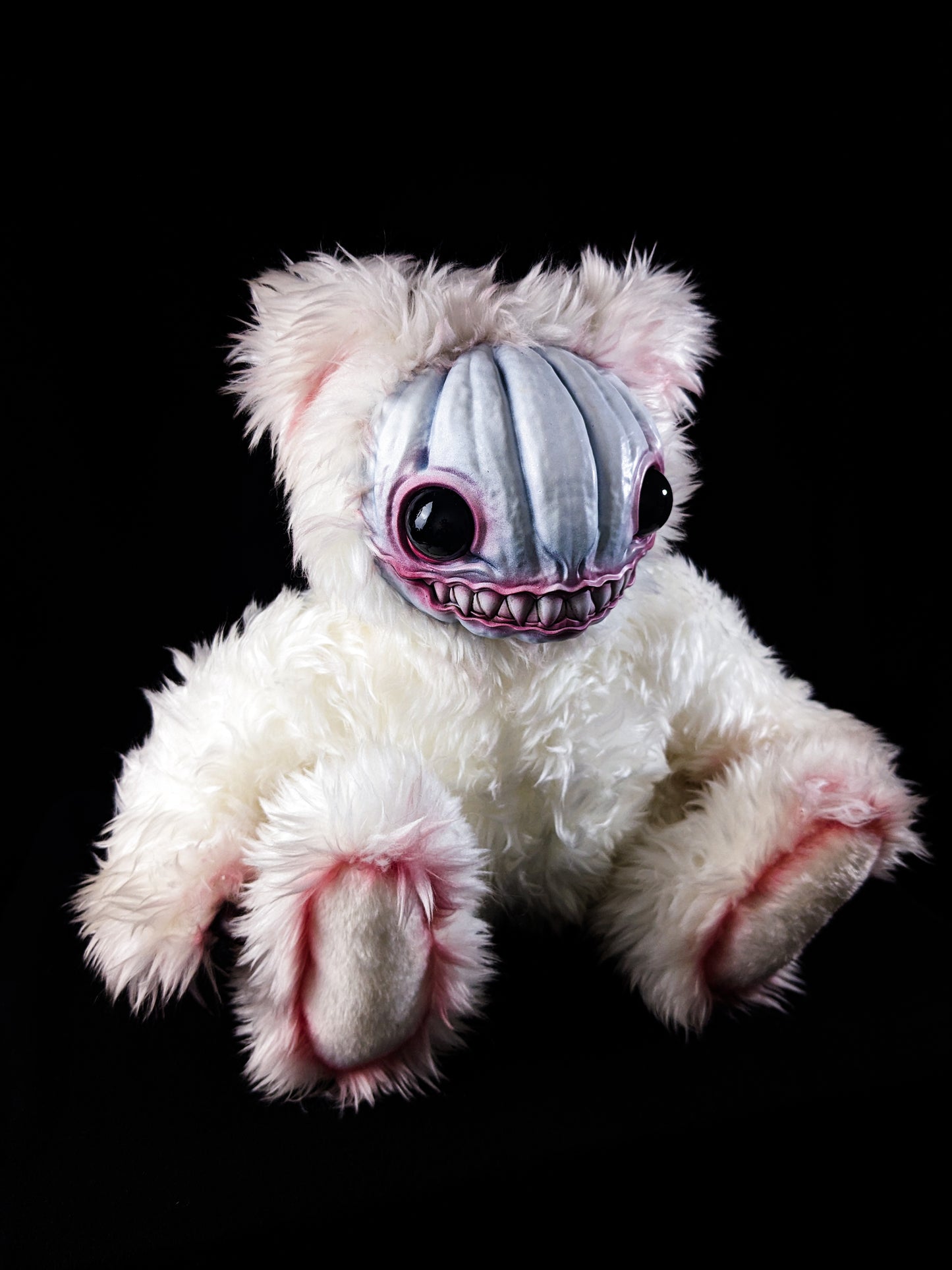 Drained Dweller: HAUNTVESTER - CRYPTCRITZ Handcrafted Creepy Cute Halloween Pumpkin Art Doll Plush Toy for Spooky Souls