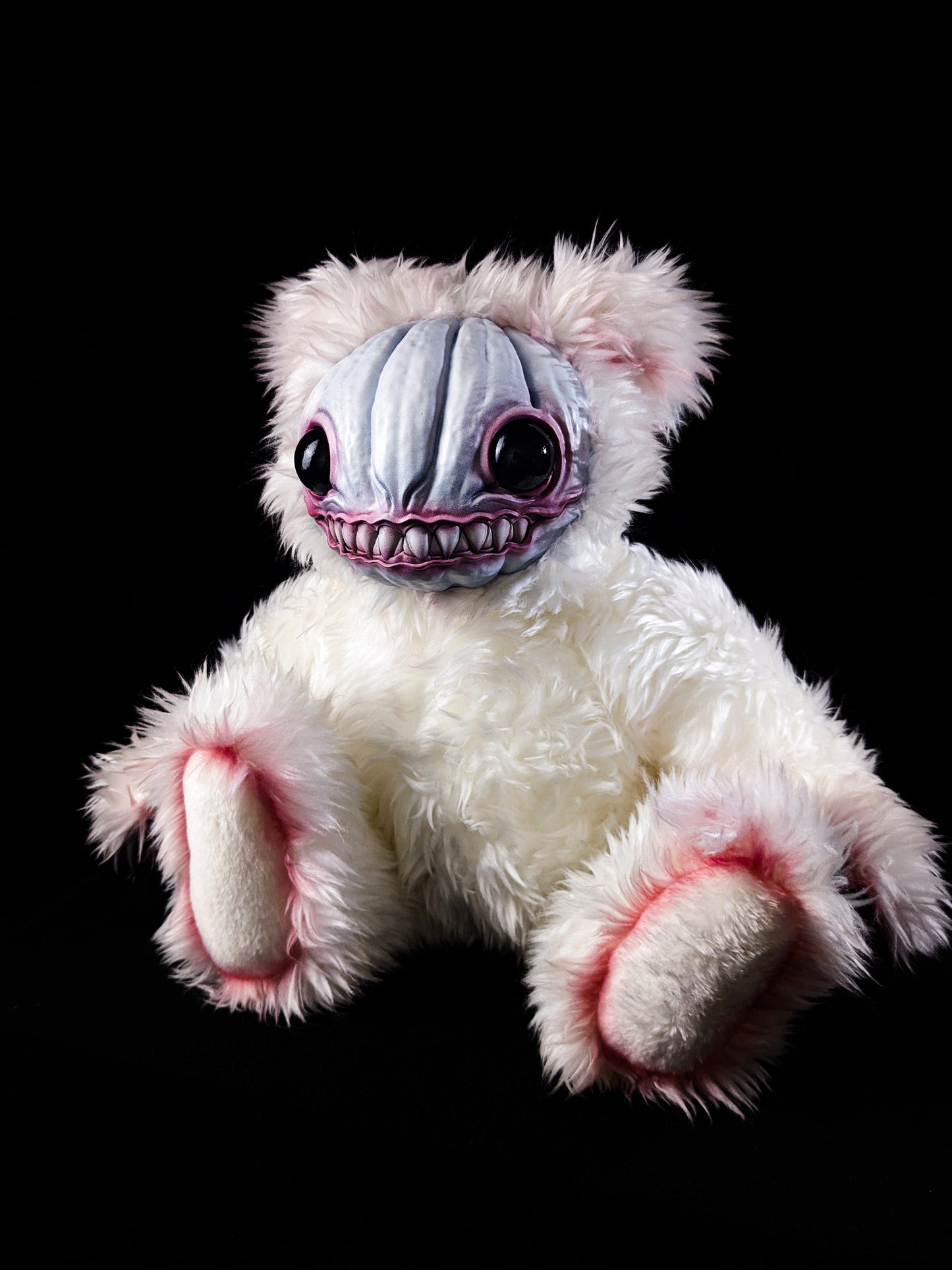 Drained Dweller: HAUNTVESTER - CRYPTCRITZ Handcrafted Creepy Cute Halloween Pumpkin Art Doll Plush Toy for Spooky Souls