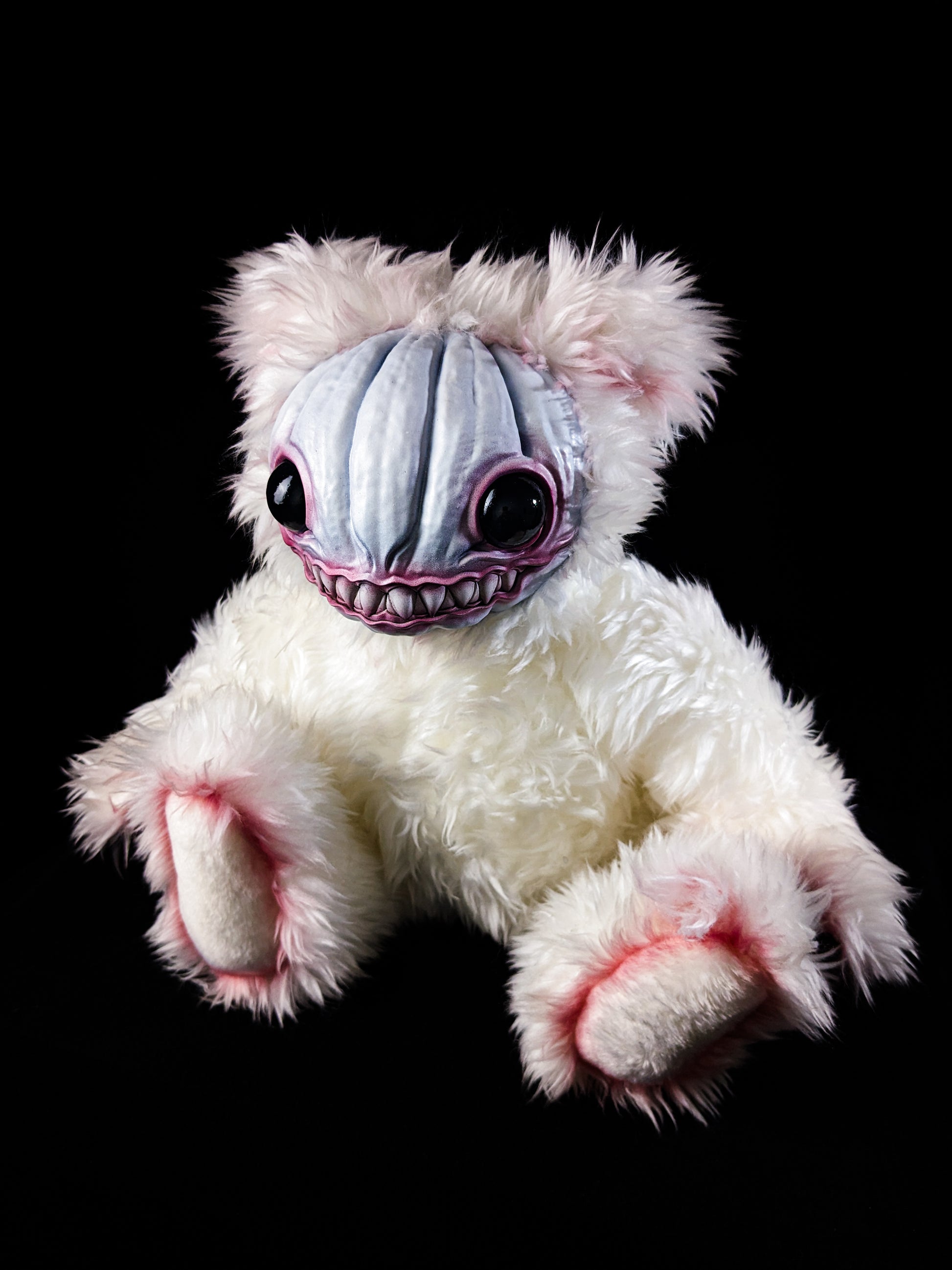 Drained Dweller: HAUNTVESTER - CRYPTCRITZ Handcrafted Creepy Cute Halloween Pumpkin Art Doll Plush Toy for Spooky Souls