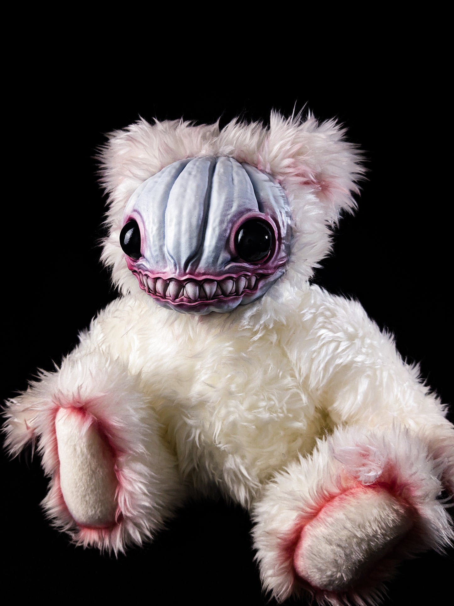 Drained Dweller: HAUNTVESTER - CRYPTCRITZ Handcrafted Creepy Cute Halloween Pumpkin Art Doll Plush Toy for Spooky Souls