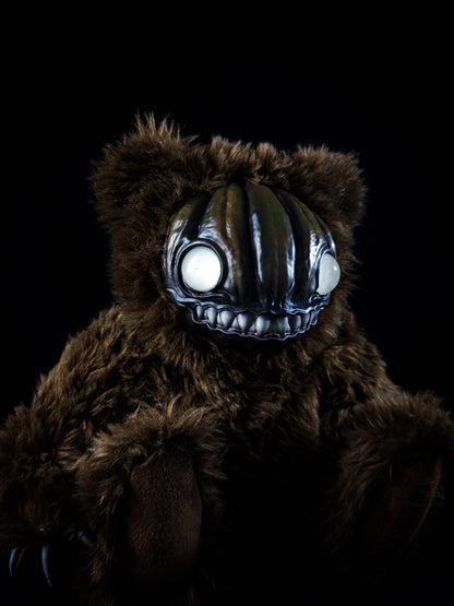 Overripe Ripper: HAUNTVESTER - CRYPTCRITZ Handcrafted Creepy Cute Halloween Pumpkin Art Doll Plush Toy for Spooky Souls