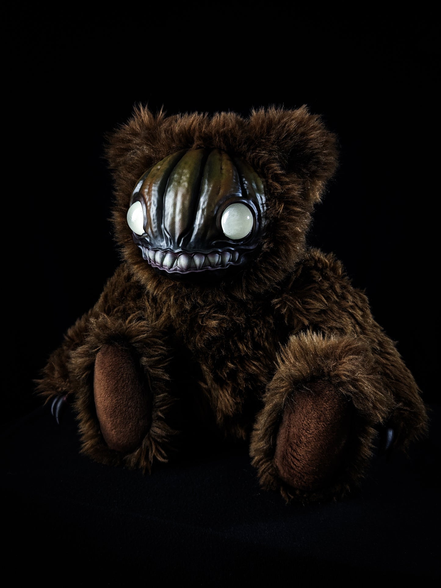 Overripe Ripper: HAUNTVESTER - CRYPTCRITZ Handcrafted Creepy Cute Halloween Pumpkin Art Doll Plush Toy for Spooky Souls