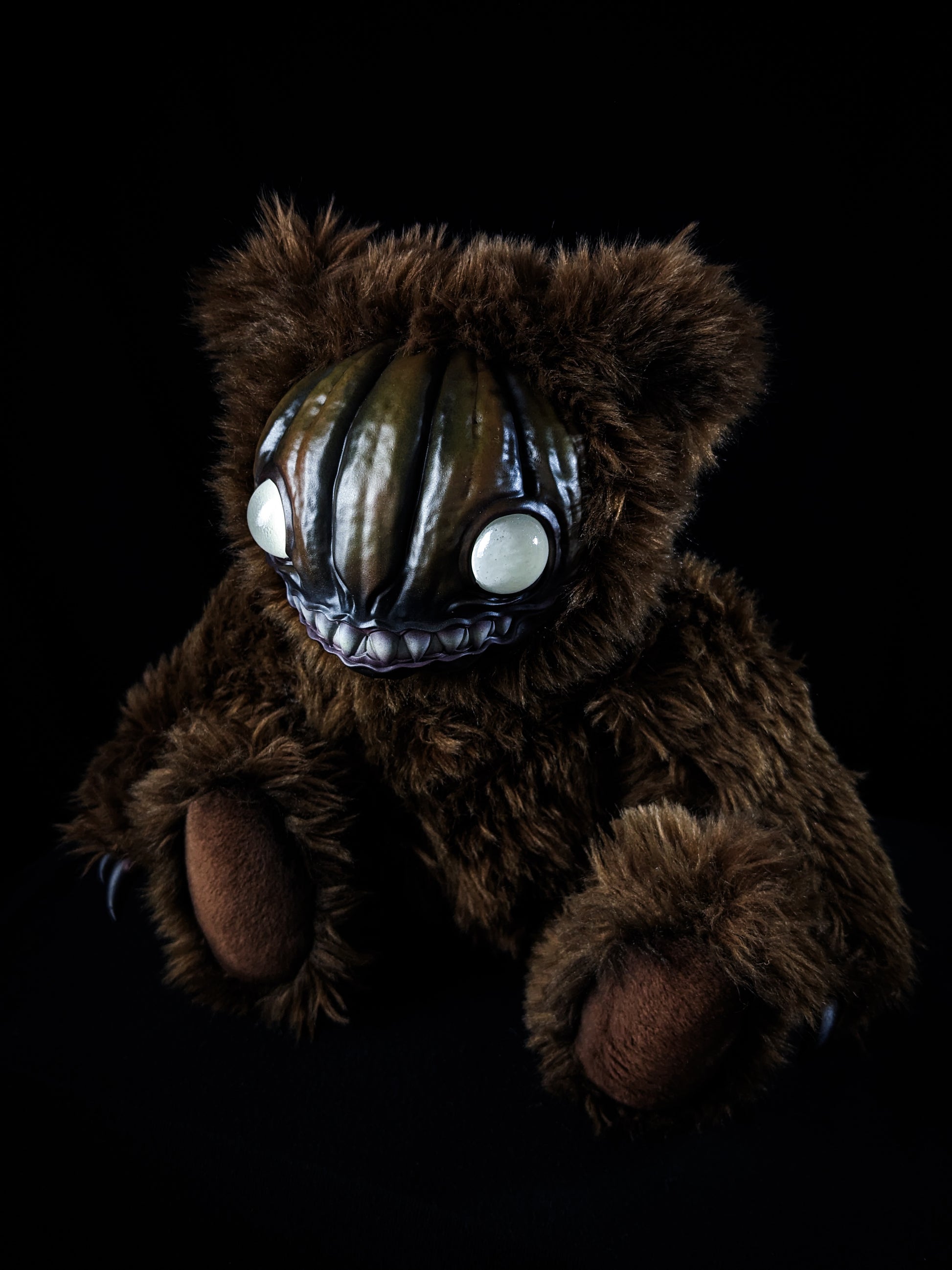 Overripe Ripper: HAUNTVESTER - CRYPTCRITZ Handcrafted Creepy Cute Halloween Pumpkin Art Doll Plush Toy for Spooky Souls