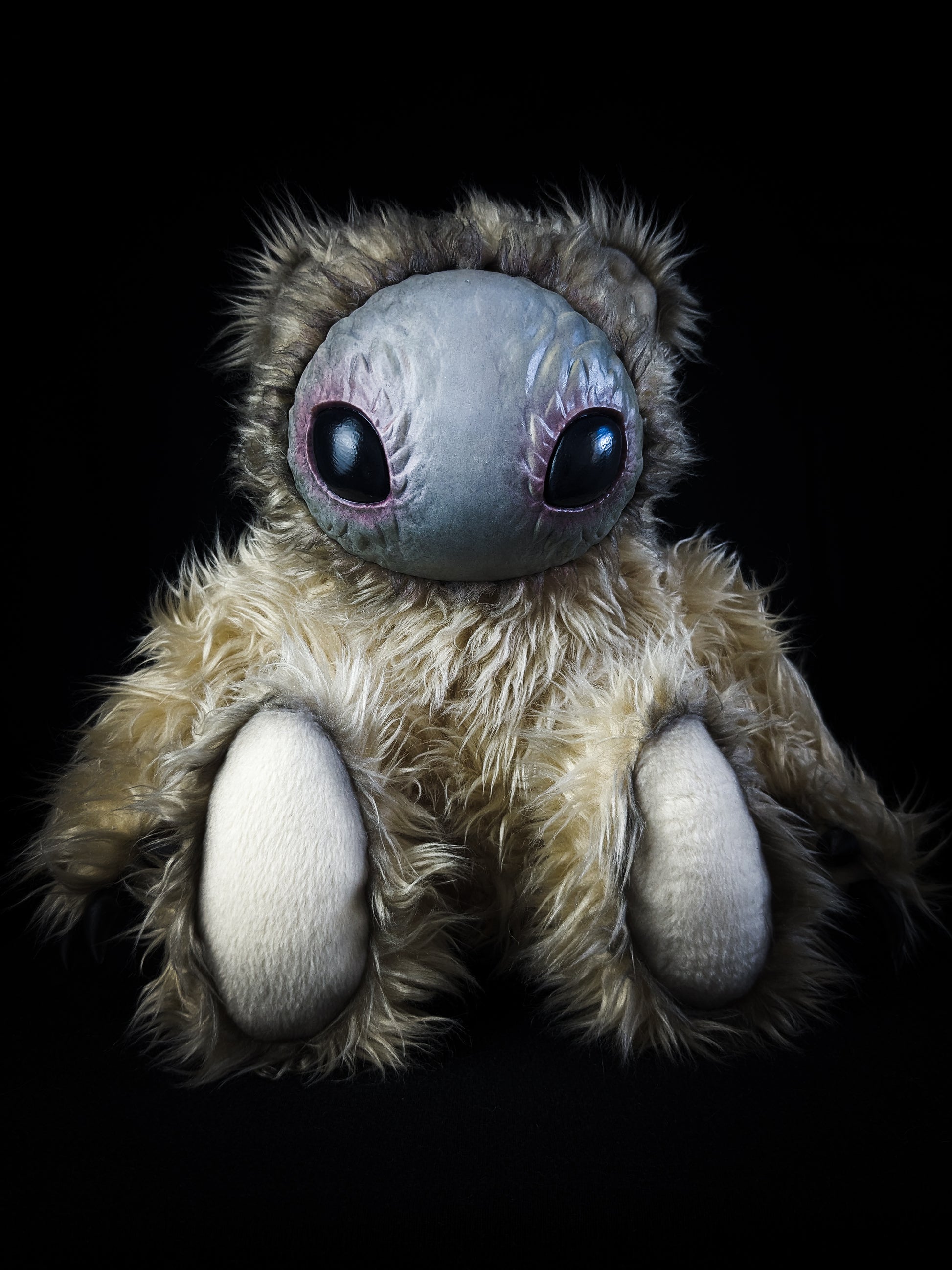 Cosmic Whispers: HOLOTH - CRYPTCRITS Handmade Moth Alien Art Doll Plush Toy for Mysterious Space Explorers