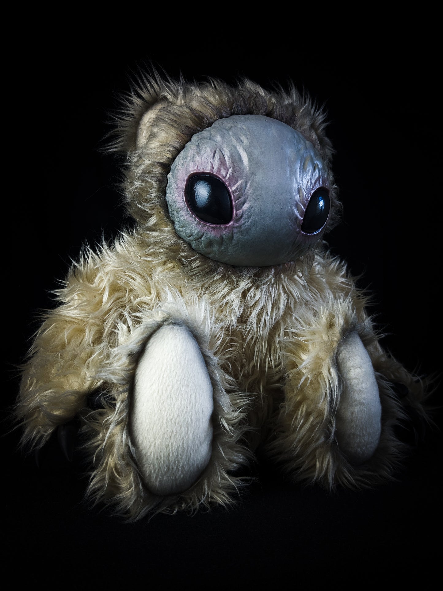 Cosmic Whispers: HOLOTH - CRYPTCRITS Handmade Moth Alien Art Doll Plush Toy for Mysterious Space Explorers