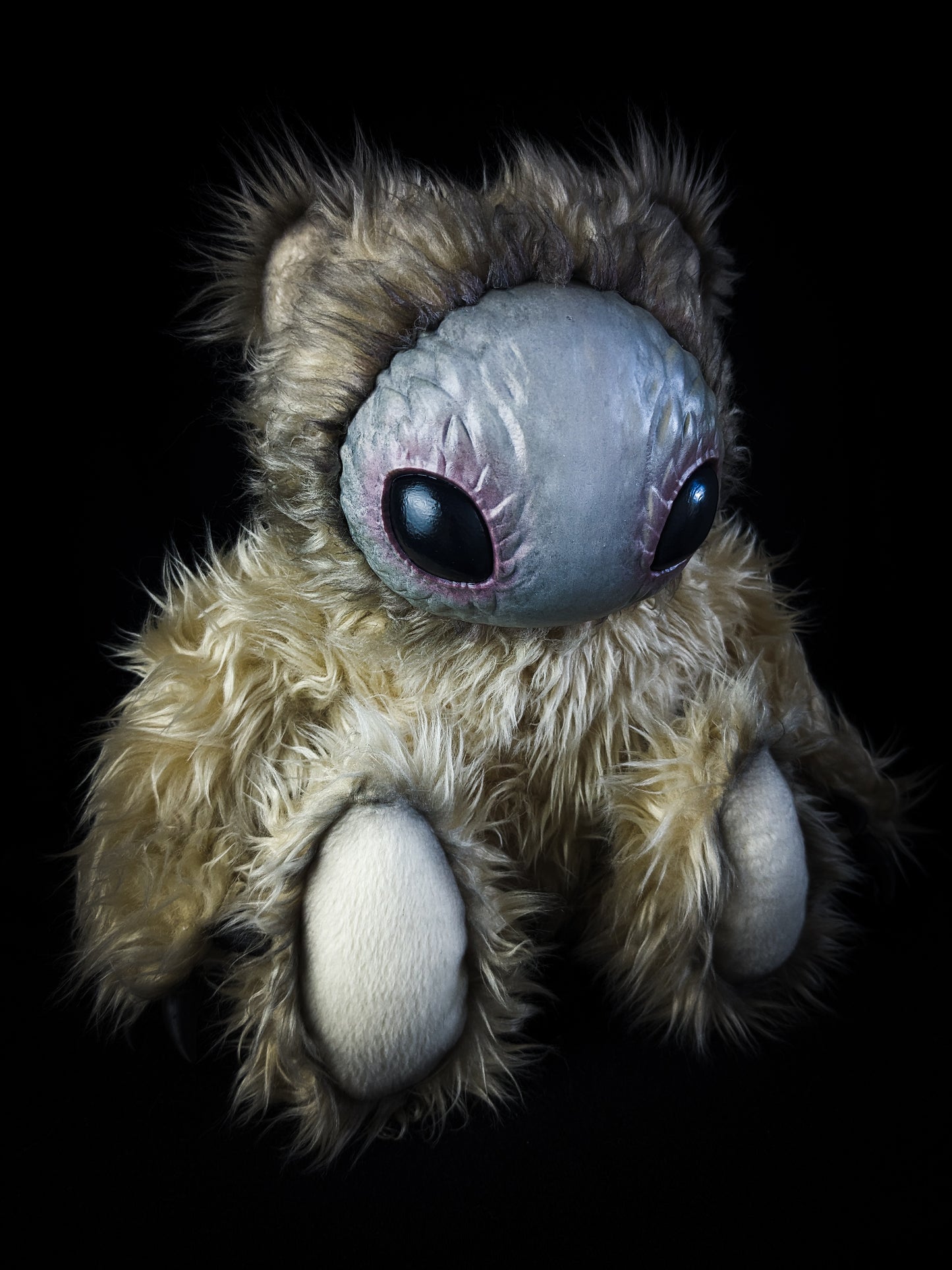 Cosmic Whispers: HOLOTH - CRYPTCRITS Handmade Moth Alien Art Doll Plush Toy for Mysterious Space Explorers