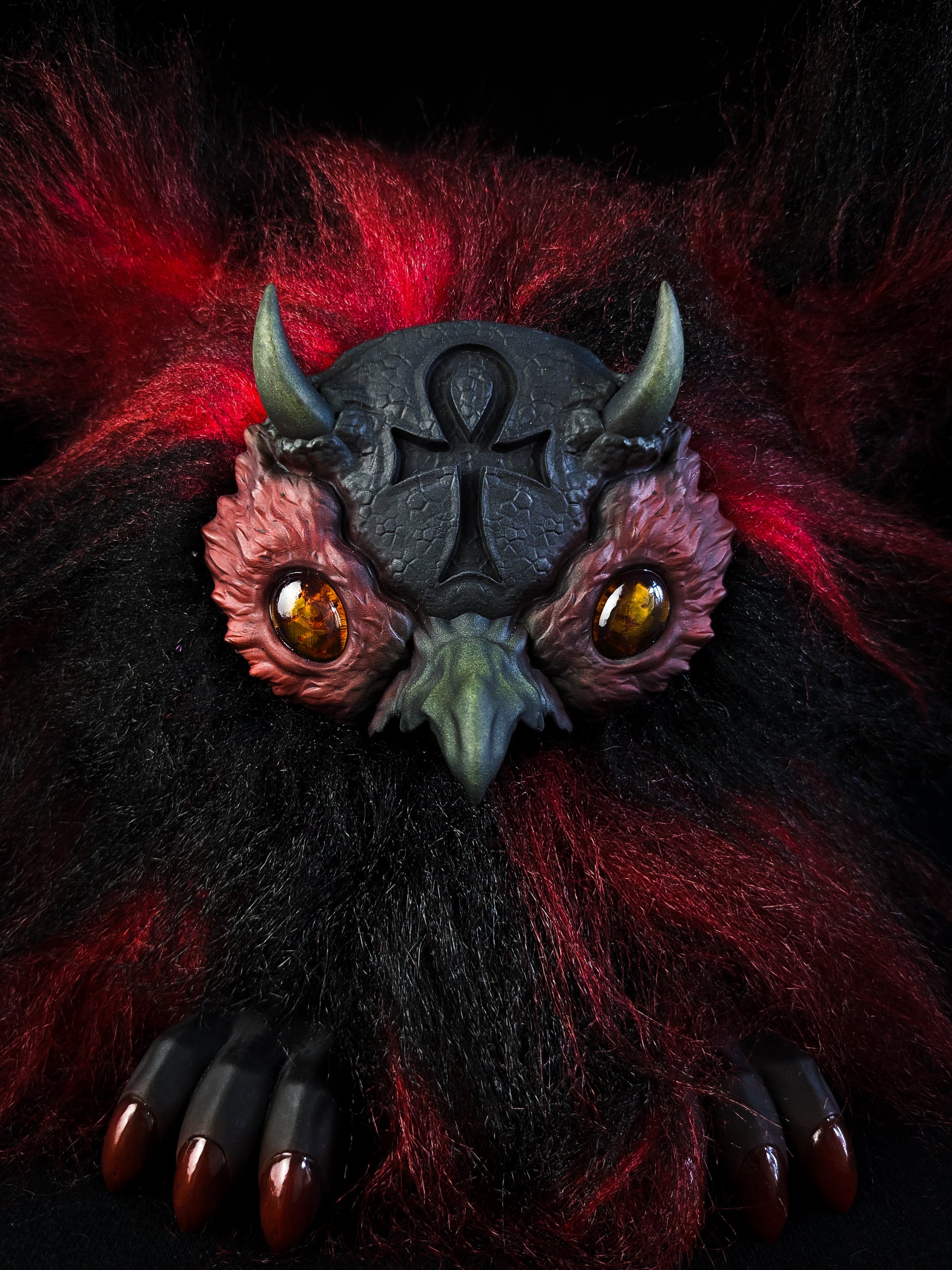 Ultimate Lifeform - SHADOW: Custom Electronic Gothic Furby Art Doll