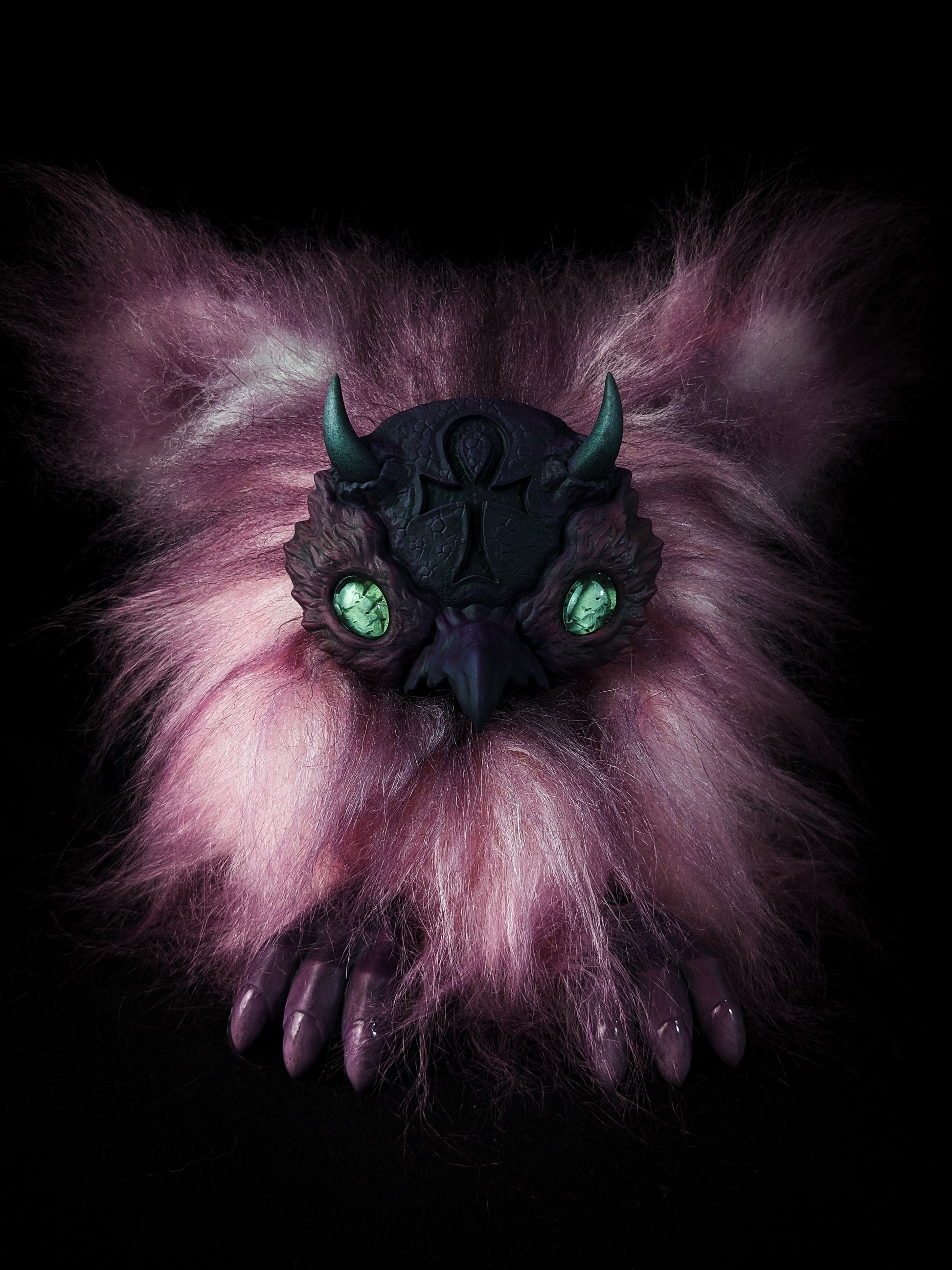 Cursed Passion - AHNIK: Custom Electronic Gothic Furby Art Doll