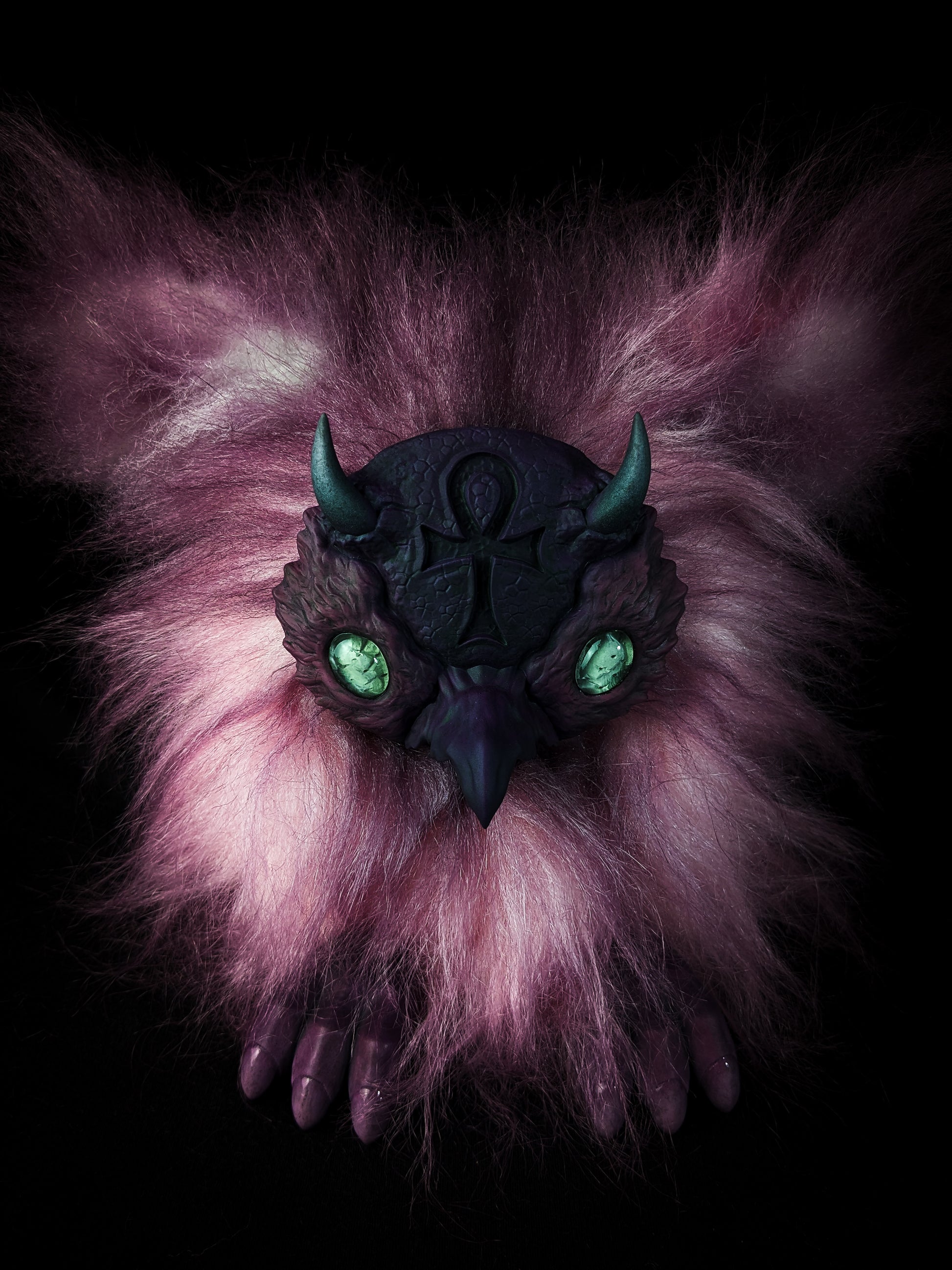 Cursed Passion - AHNIK: Custom Electronic Gothic Furby Art Doll