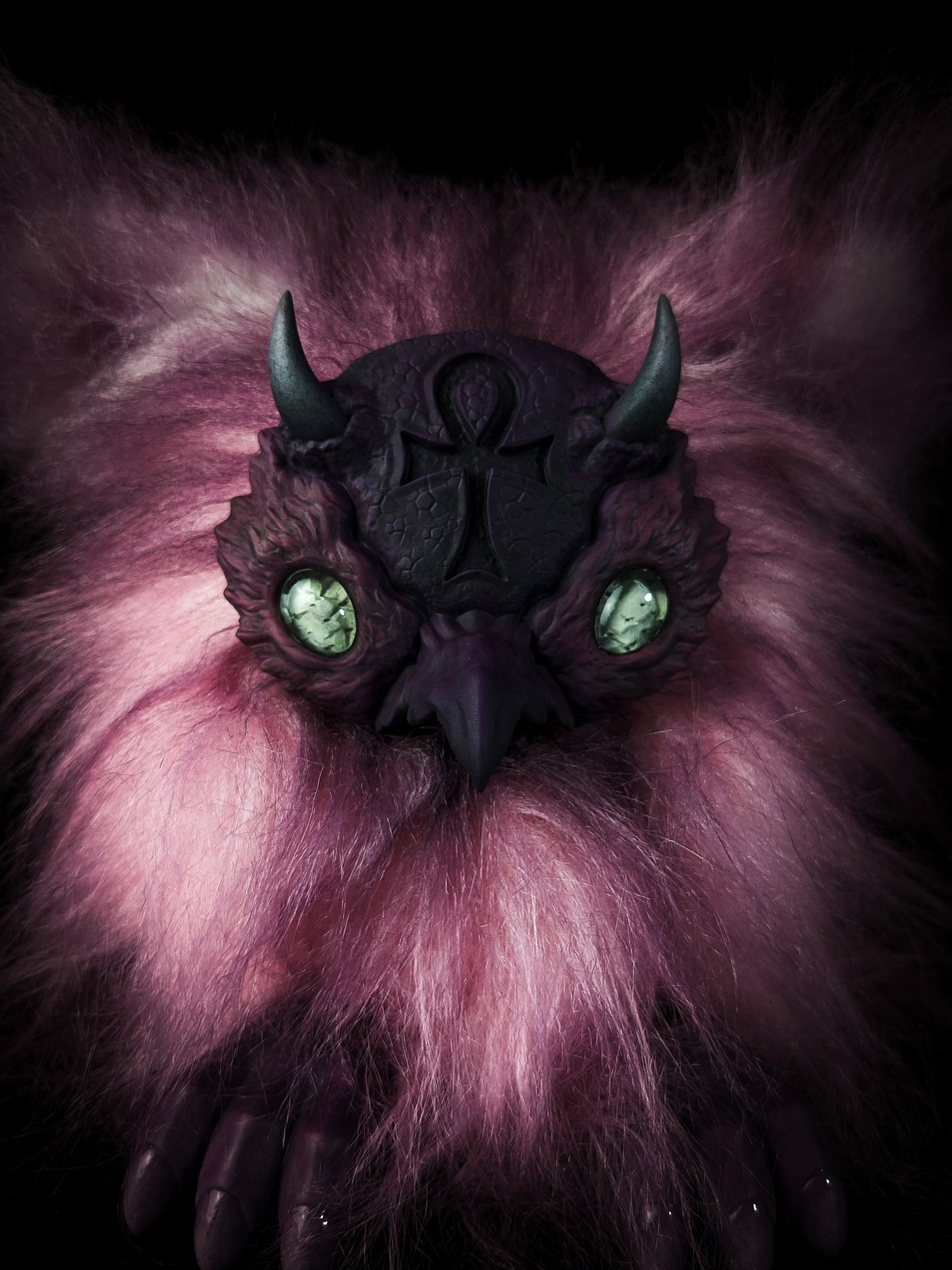 Cursed Passion - AHNIK: Custom Electronic Gothic Furby Art Doll