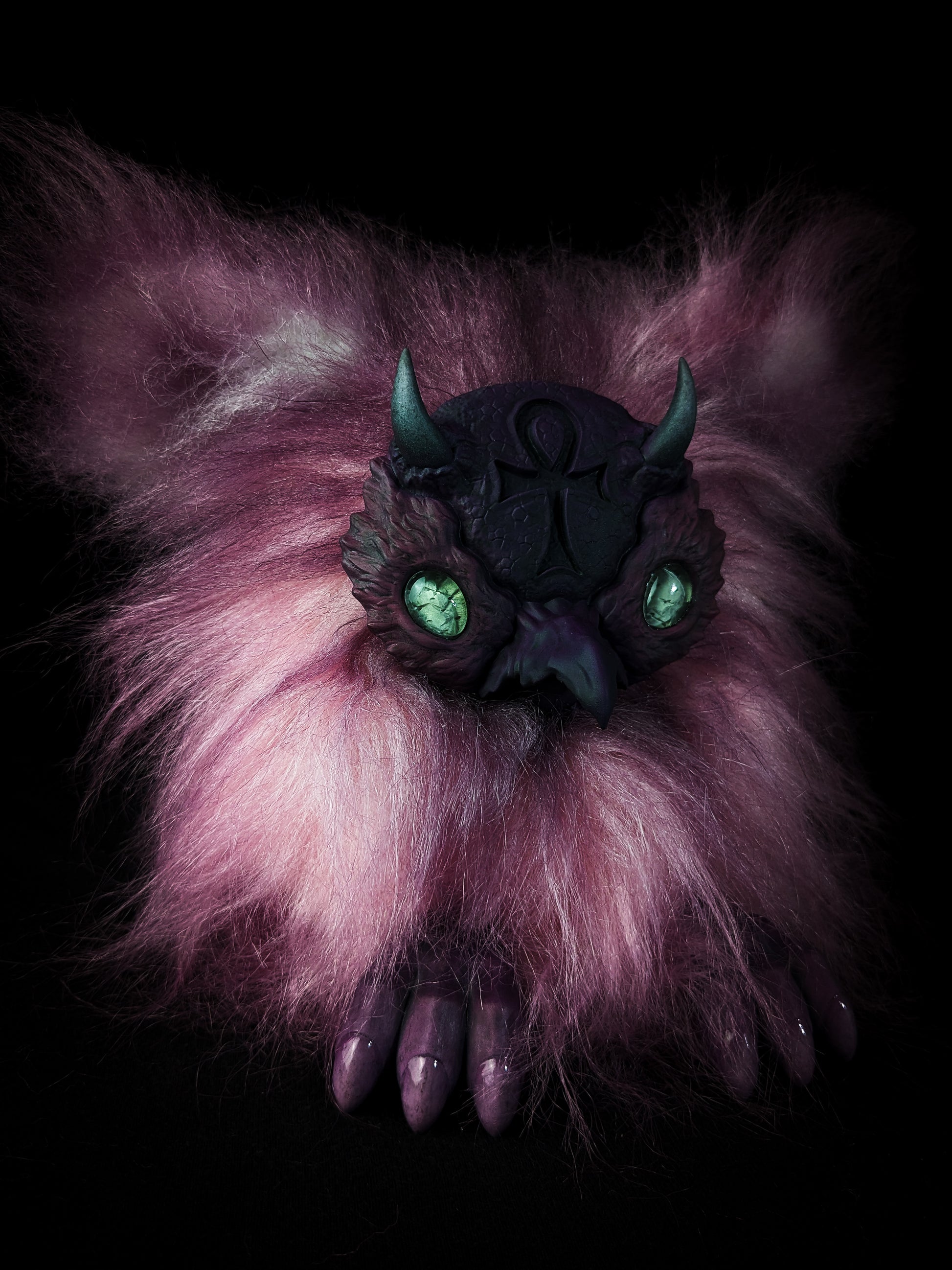 Cursed Passion - AHNIK: Custom Electronic Gothic Furby Art Doll