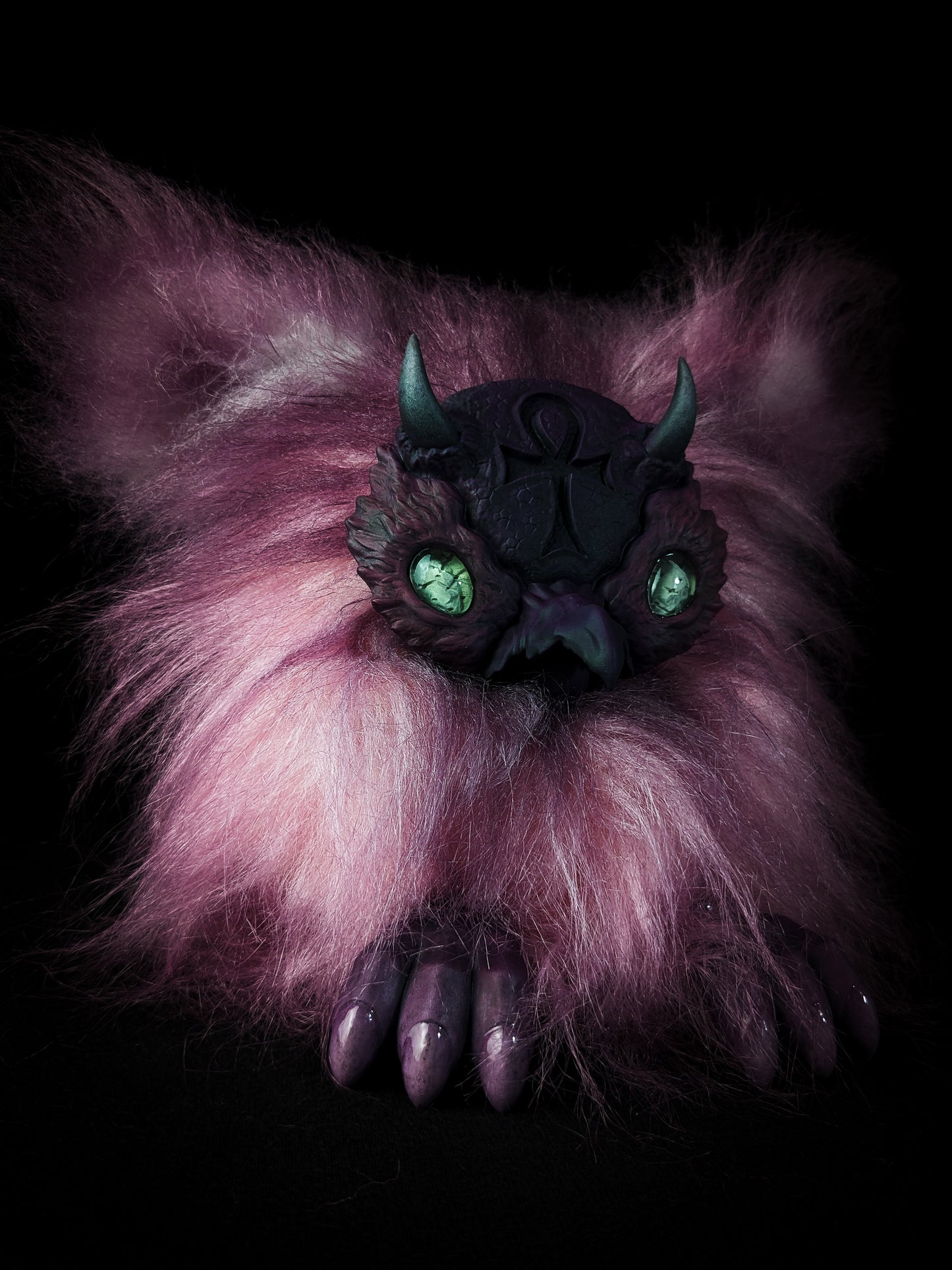 Cursed Passion - AHNIK: Custom Electronic Gothic Furby Art Doll