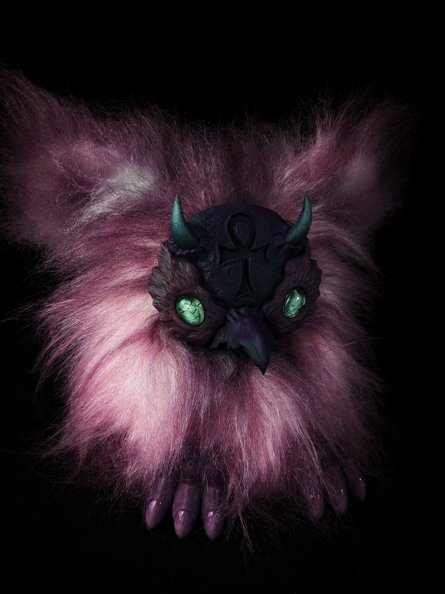 Cursed Passion - AHNIK: Custom Electronic Gothic Furby Art Doll