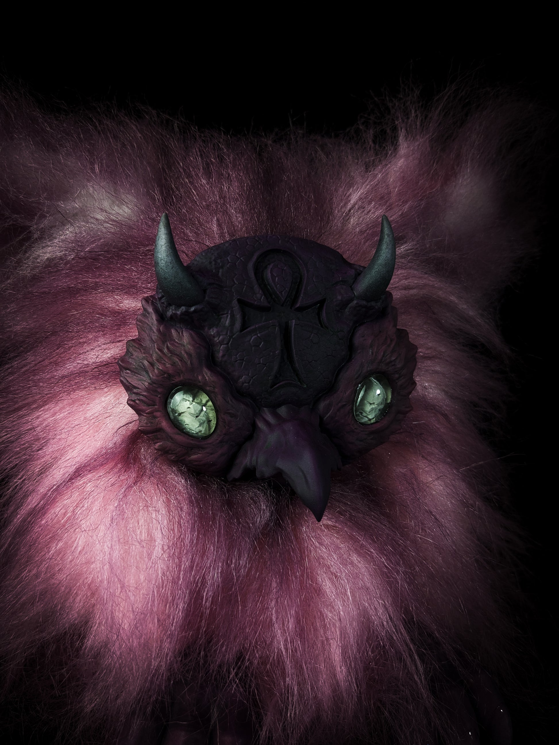 Cursed Passion - AHNIK: Custom Electronic Gothic Furby Art Doll