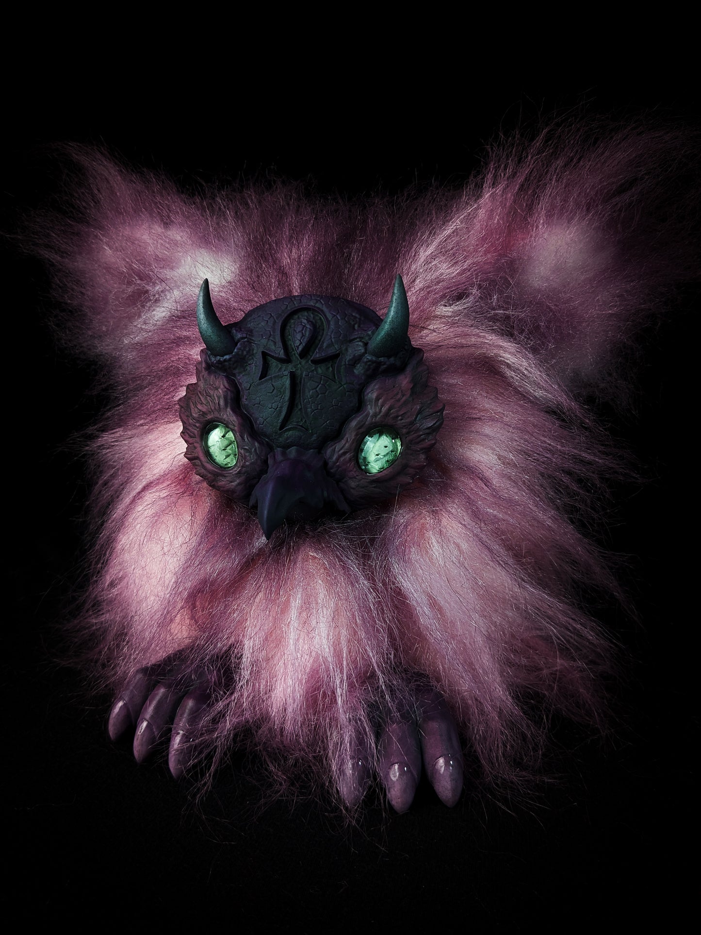 Cursed Passion - AHNIK: Custom Electronic Gothic Furby Art Doll