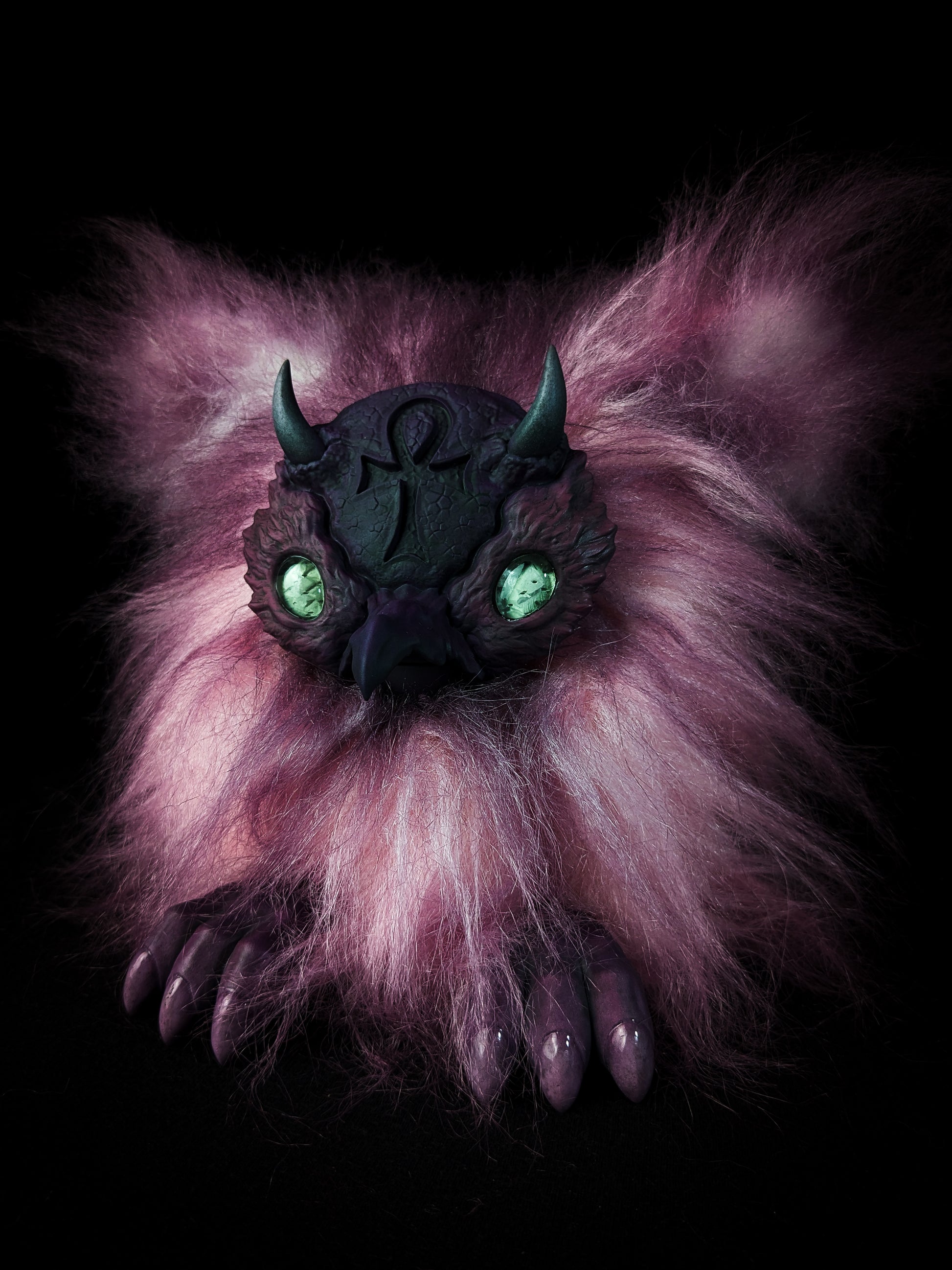 Cursed Passion - AHNIK: Custom Electronic Gothic Furby Art Doll