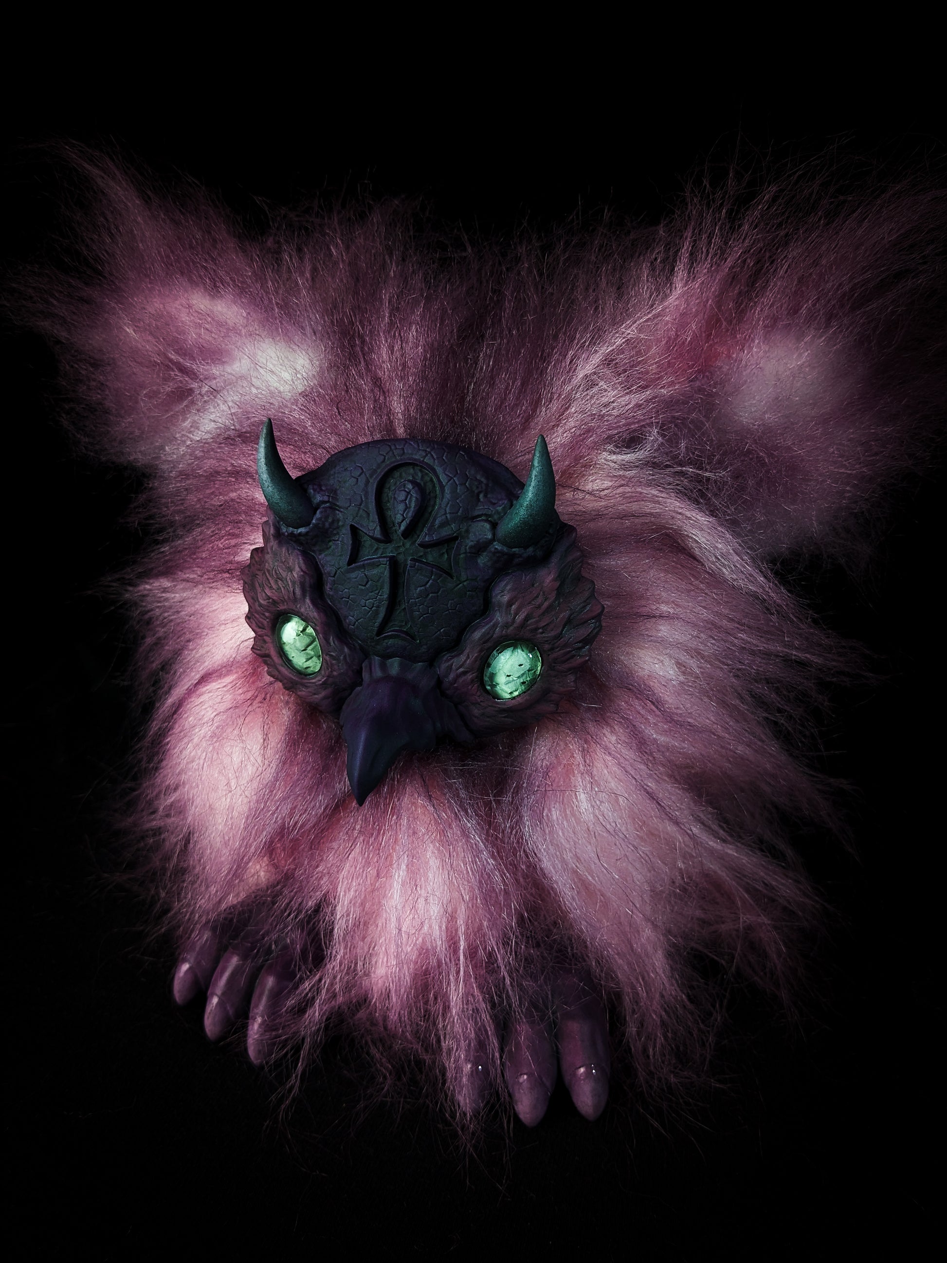 Cursed Passion - AHNIK: Custom Electronic Gothic Furby Art Doll