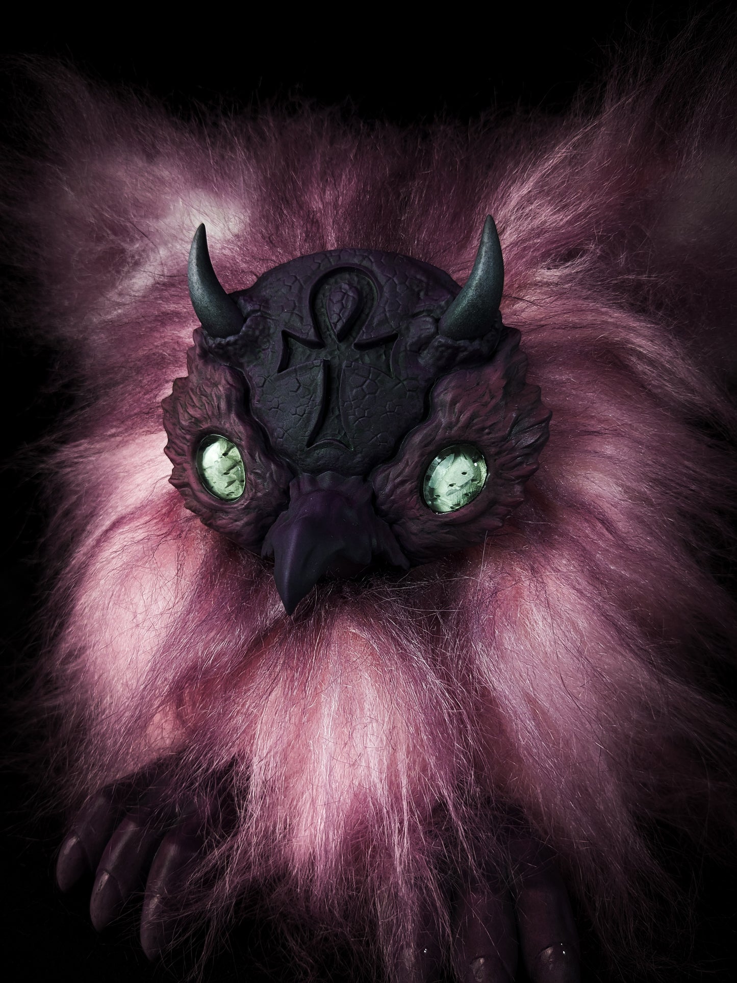 Cursed Passion - AHNIK: Custom Electronic Gothic Furby Art Doll