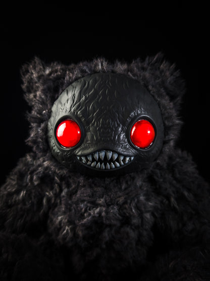 Serpentine Shadows: Ningen - CRYPTCRITS Handmade Black Creepy Cute Monster Art Doll Plush Toy for Gothic Goddesses