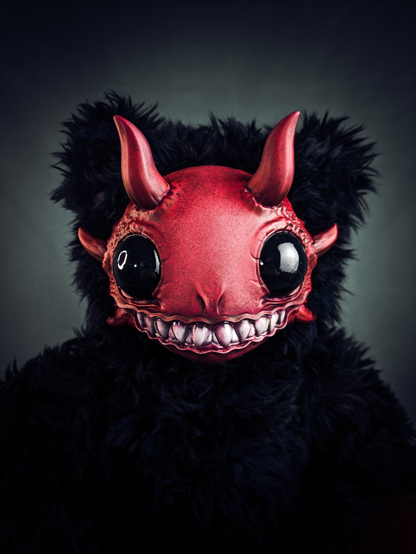 Abyssal Delight: REEFUL - CRYPTCRITZ Handcrafted Deep Sea Demon Art Doll Plush Toy for Dark Enchantresses of the Abyss
