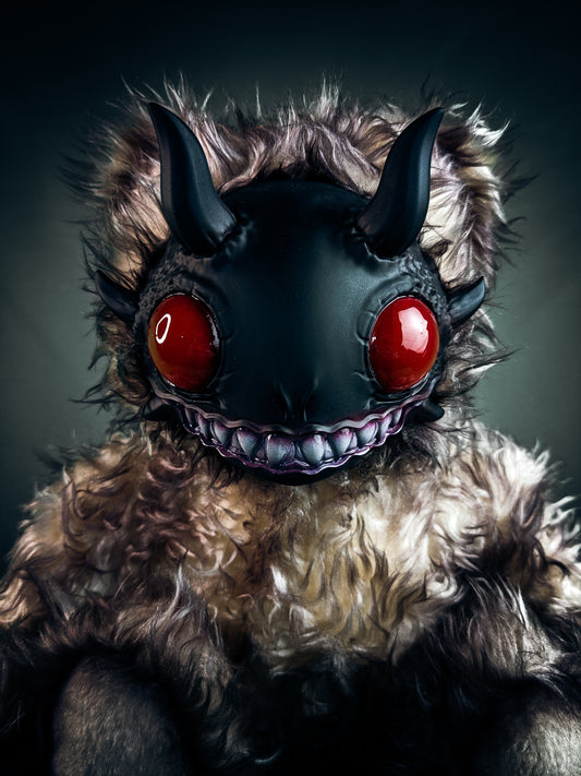 Tidal Temptation: REEFUL - CRYPTCRITZ Handcrafted Deep Sea Demon Art Doll Plush Toy for Dark Enchantresses of the Abyss