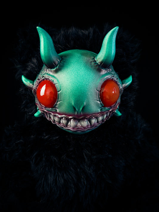 Oceanic Enigma: REEFUL - CRYPTCRITZ Handcrafted Deep Sea Demon Art Doll Plush Toy for Dark Enchantresses of the Abyss