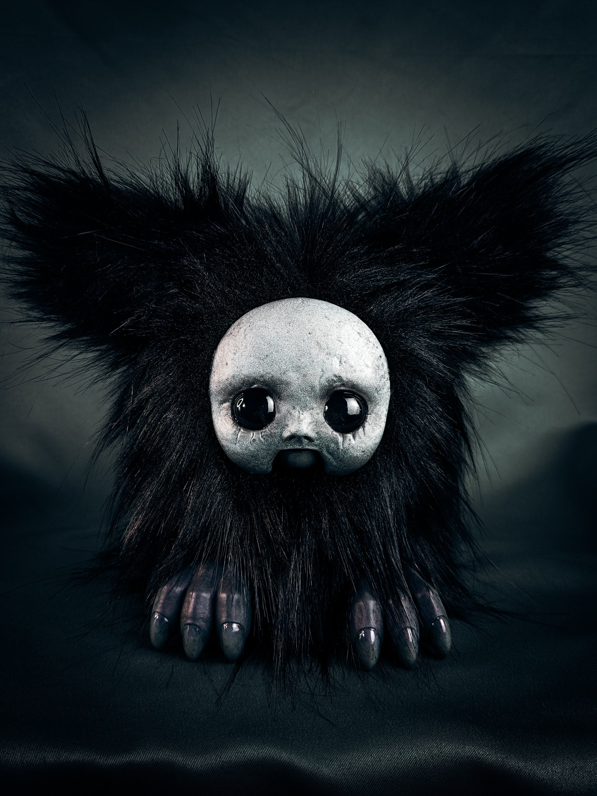 Drifting Dread - RUIN: Custom Electronic Gothic Furby Art Doll