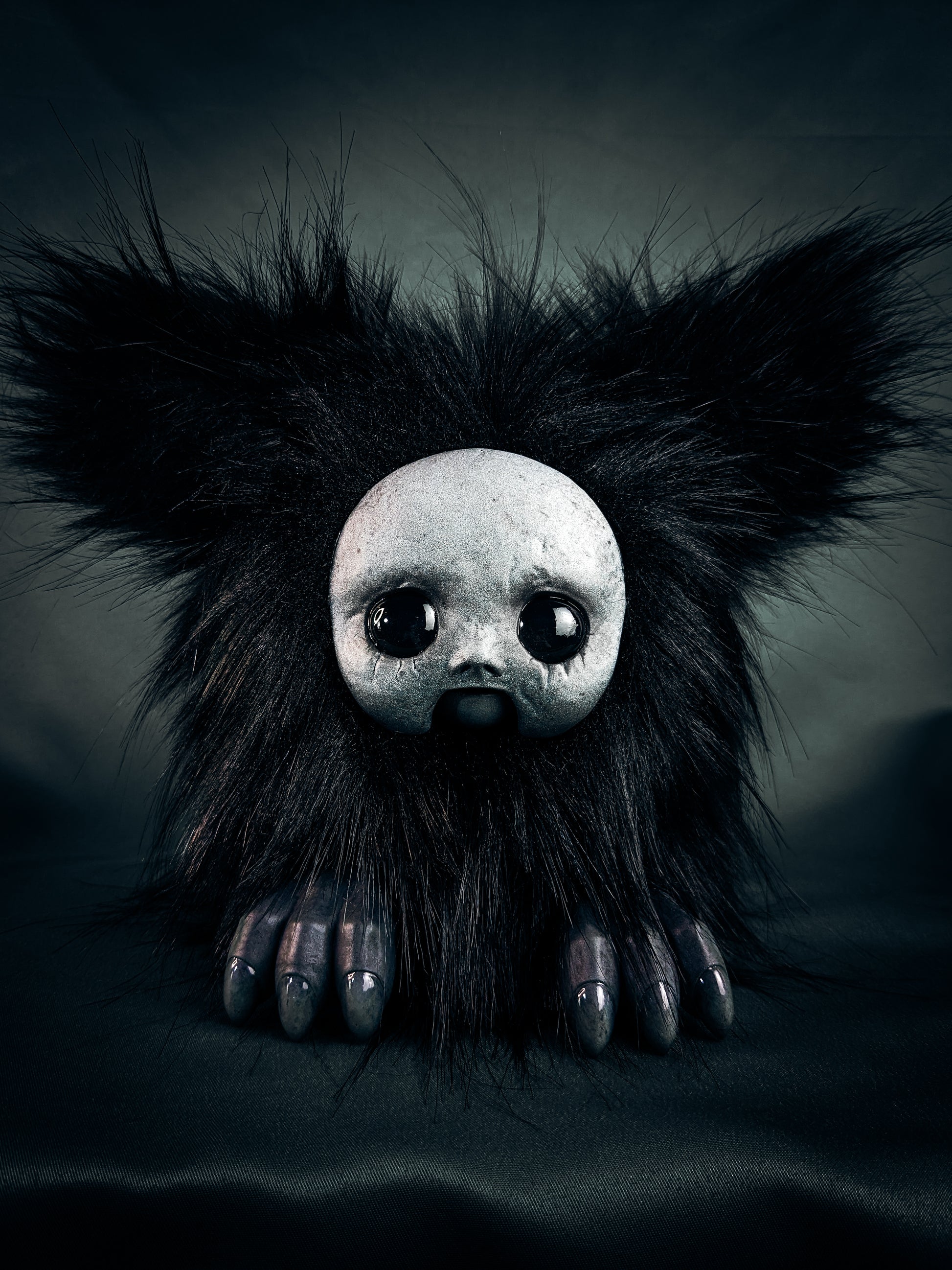 Drifting Dread - RUIN: Custom Electronic Gothic Furby Art Doll