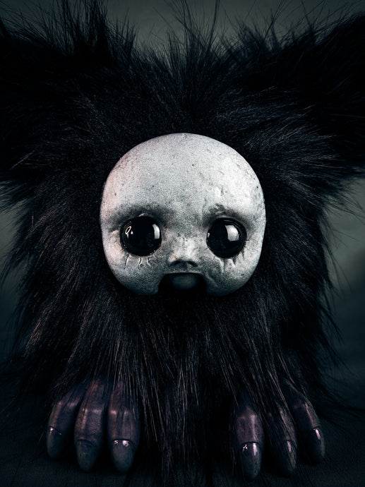 Drifting Dread - RUIN: Custom Electronic Gothic Furby Art Doll
