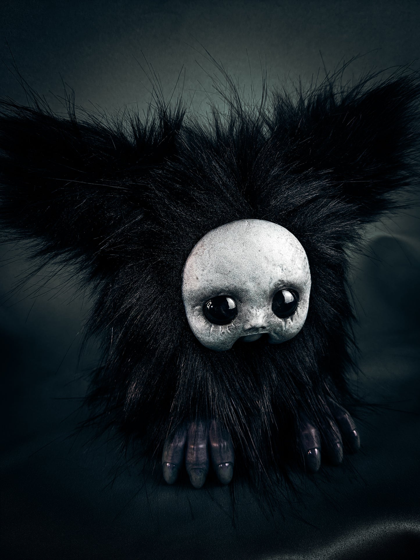 Drifting Dread - RUIN: Custom Electronic Gothic Furby Art Doll