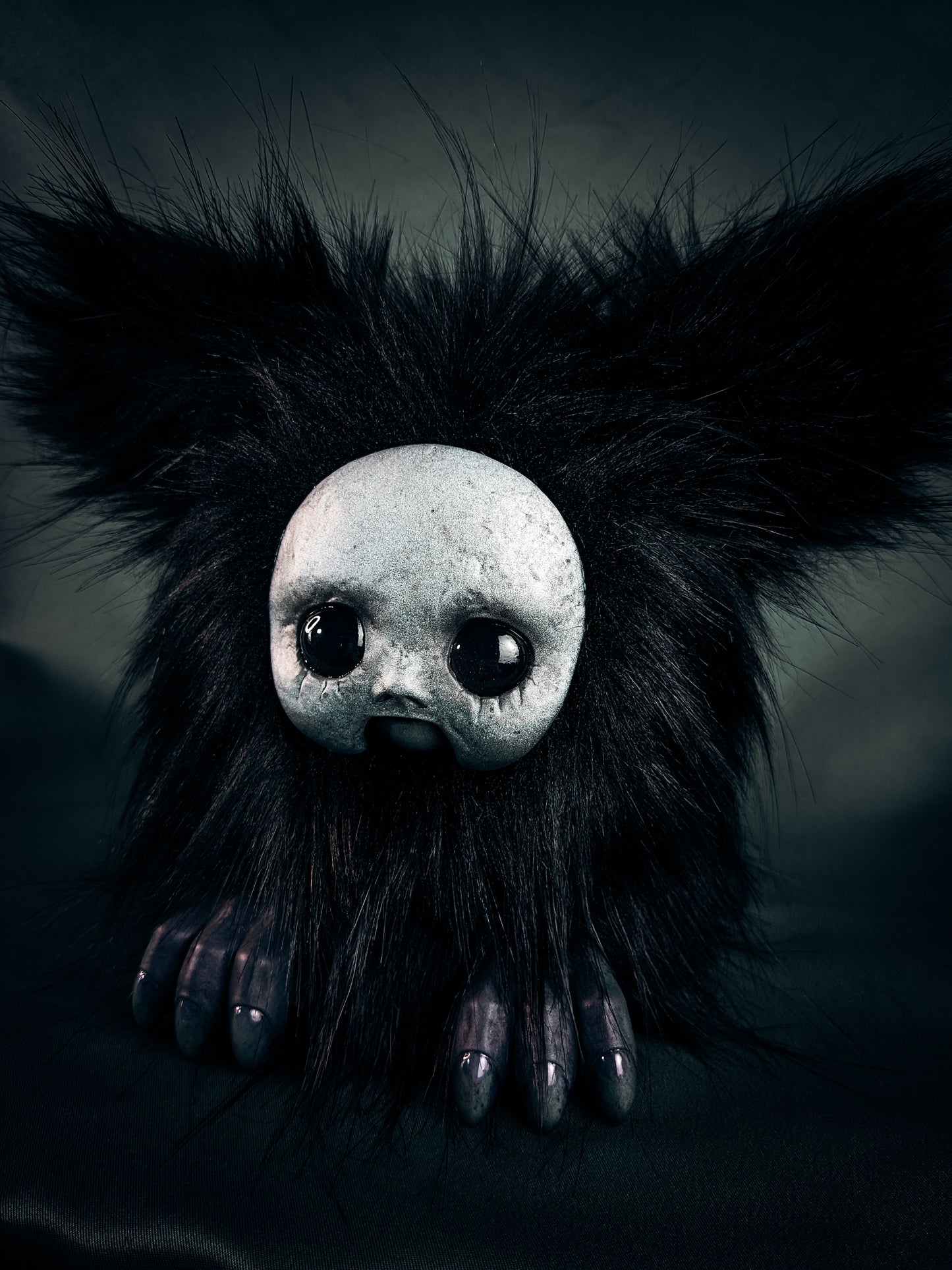 Drifting Dread - RUIN: Custom Electronic Gothic Furby Art Doll